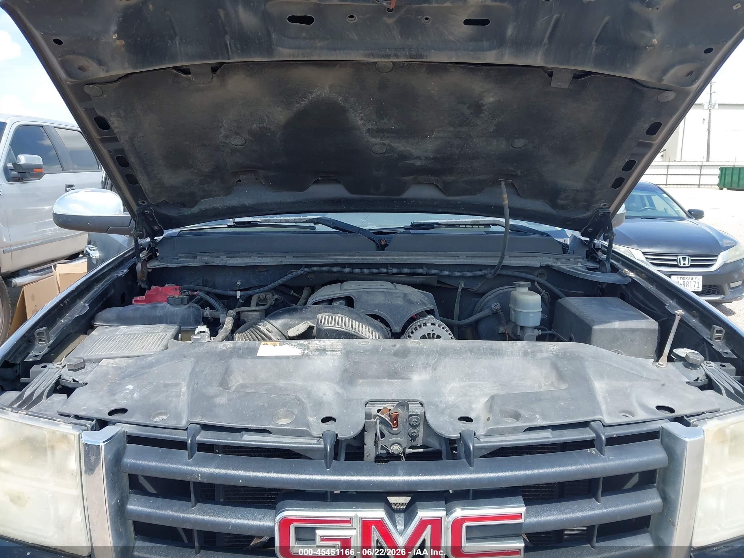 2011 Gmc Sierra 1500 Sle Black vin: 1GTR1VE0XBZ443099