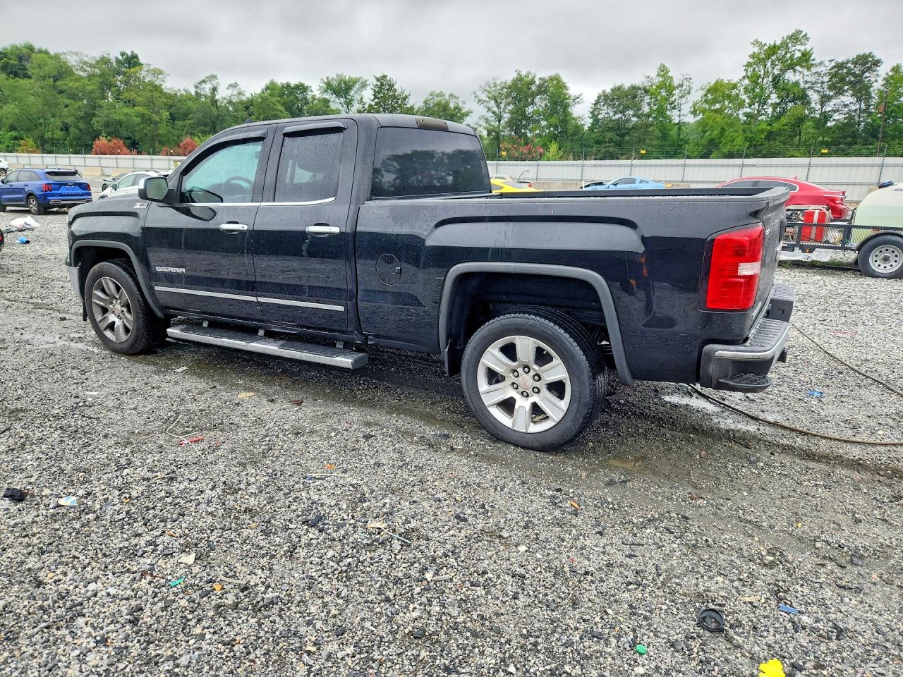 2015 Gmc Sierra C1500 Slt Black vin: 1GTR1VEC6FZ186331