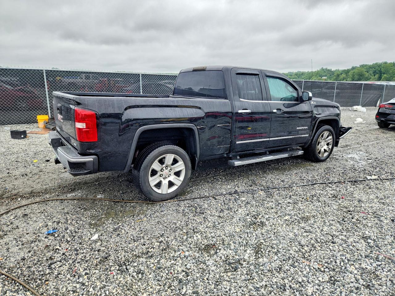 2015 Gmc Sierra C1500 Slt Black vin: 1GTR1VEC6FZ186331