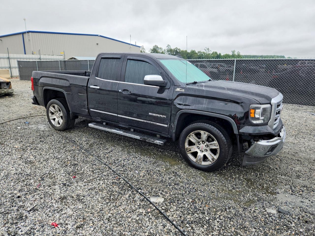 2015 Gmc Sierra C1500 Slt Black vin: 1GTR1VEC6FZ186331