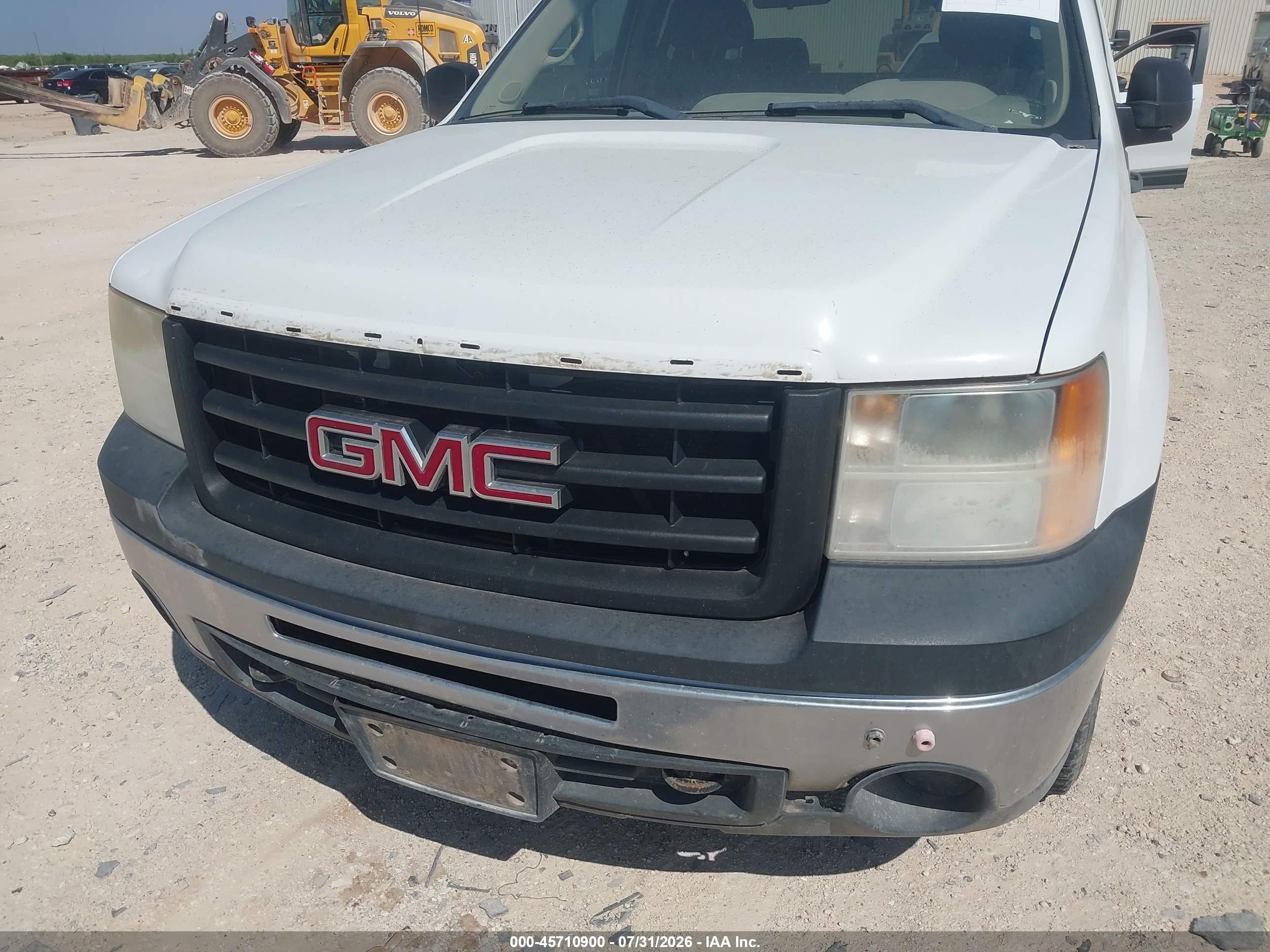 2011 Gmc Sierra 1500 Work Truck White vin: 1GTR2TE38BZ361545