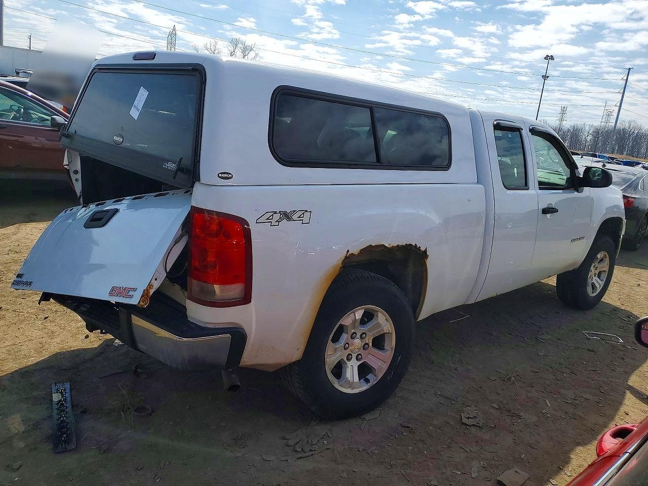 2012 Gmc Sierra K1500 White vin: 1GTR2TE71CZ138641