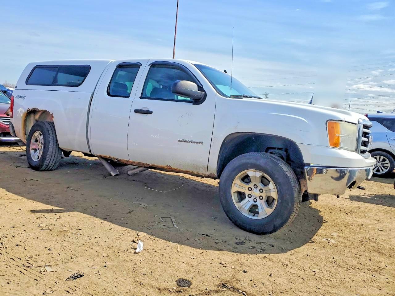 2012 Gmc Sierra K1500 White vin: 1GTR2TE71CZ138641
