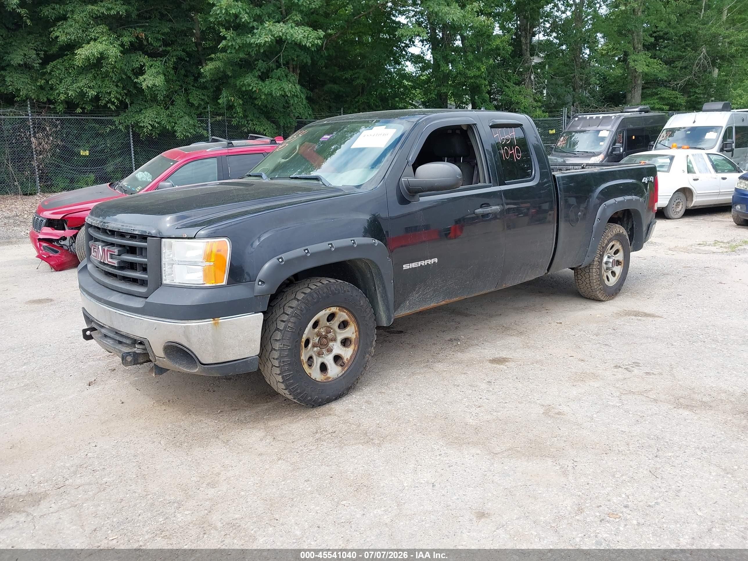 2013 Gmc Sierra 1500 Work Truck Black vin: 1GTR2TE74DZ332419