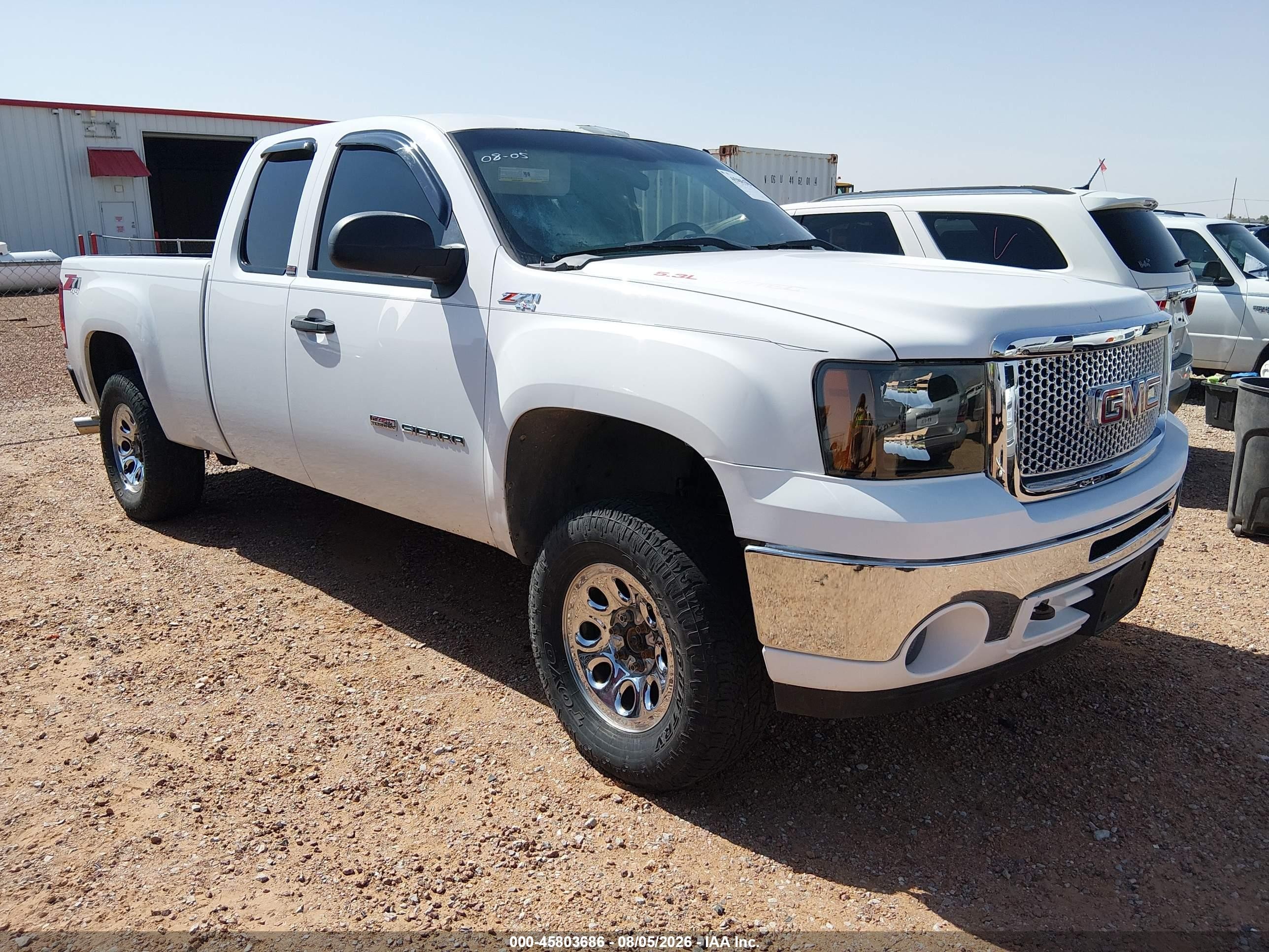 2012 Gmc Sierra 1500 Work Truck White vin: 1GTR2TE77CZ164029