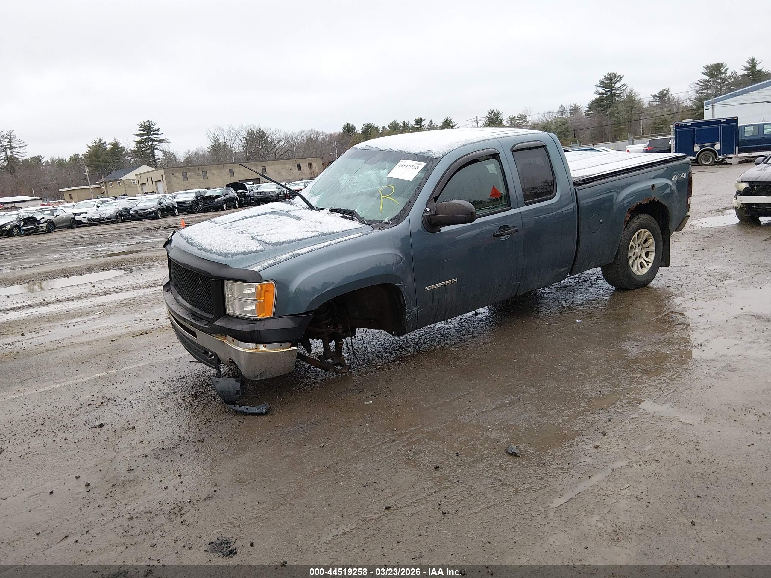 2012 Gmc Sierra 1500 Work Truck Blue vin: 1GTR2TEA2CZ284073