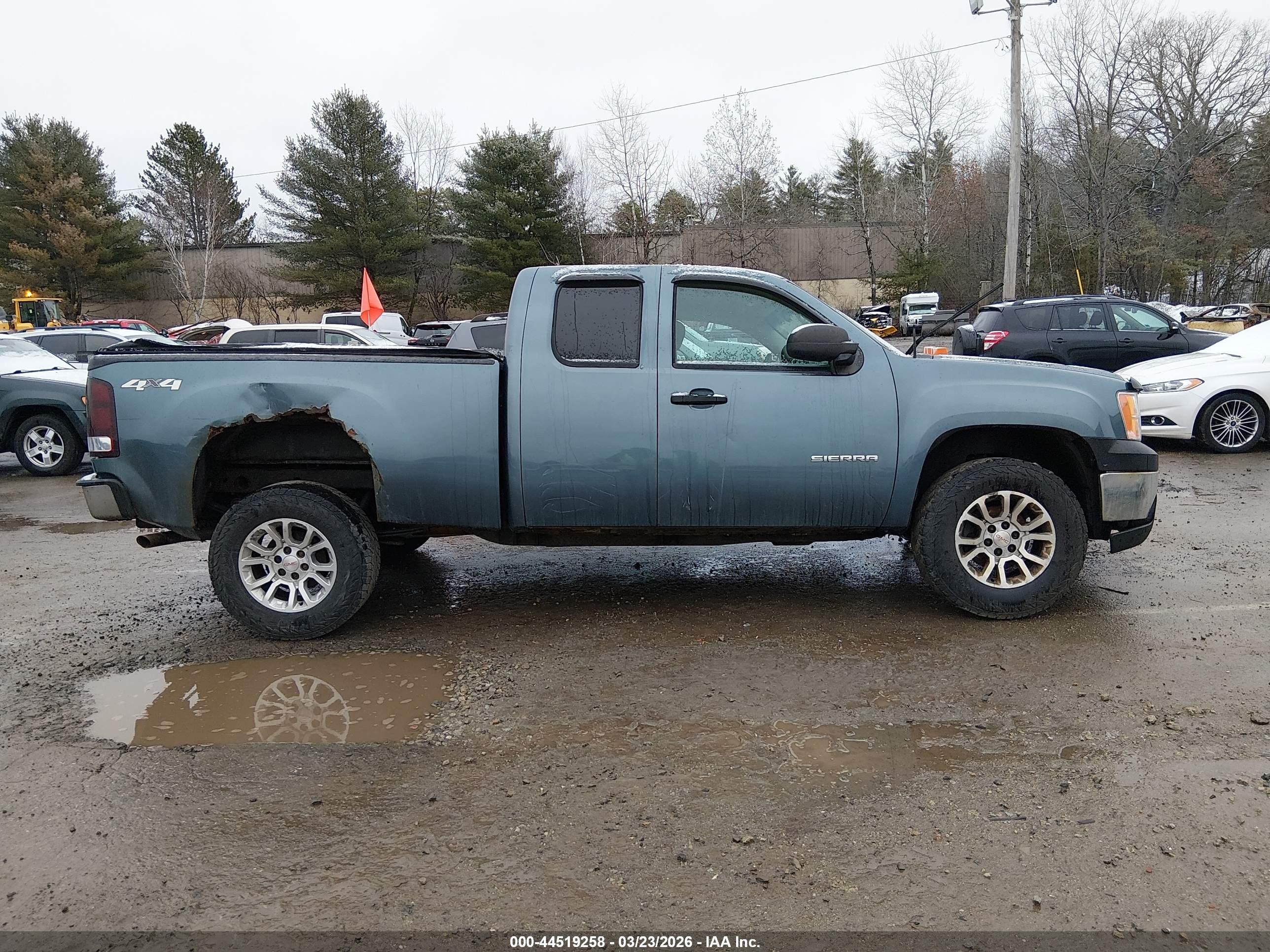 2012 Gmc Sierra 1500 Work Truck Blue vin: 1GTR2TEA2CZ284073