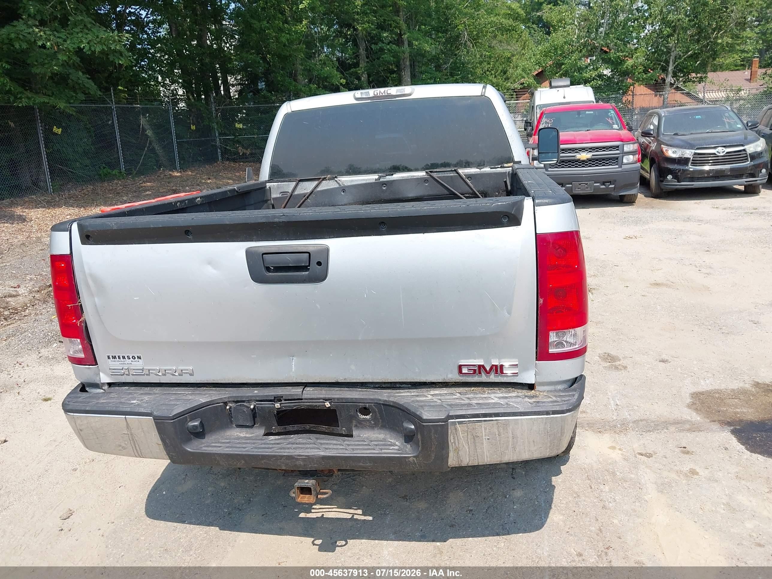 2012 Gmc Sierra 1500 Work Truck Серебряный vin: 1GTR2TEA8CZ174726