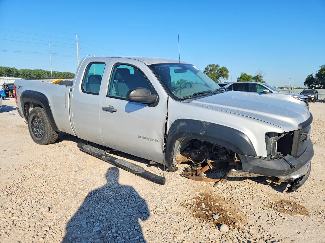 2013 Gmc Sierra K1500 Серебряный vin: 1GTR2TEA9DZ206889