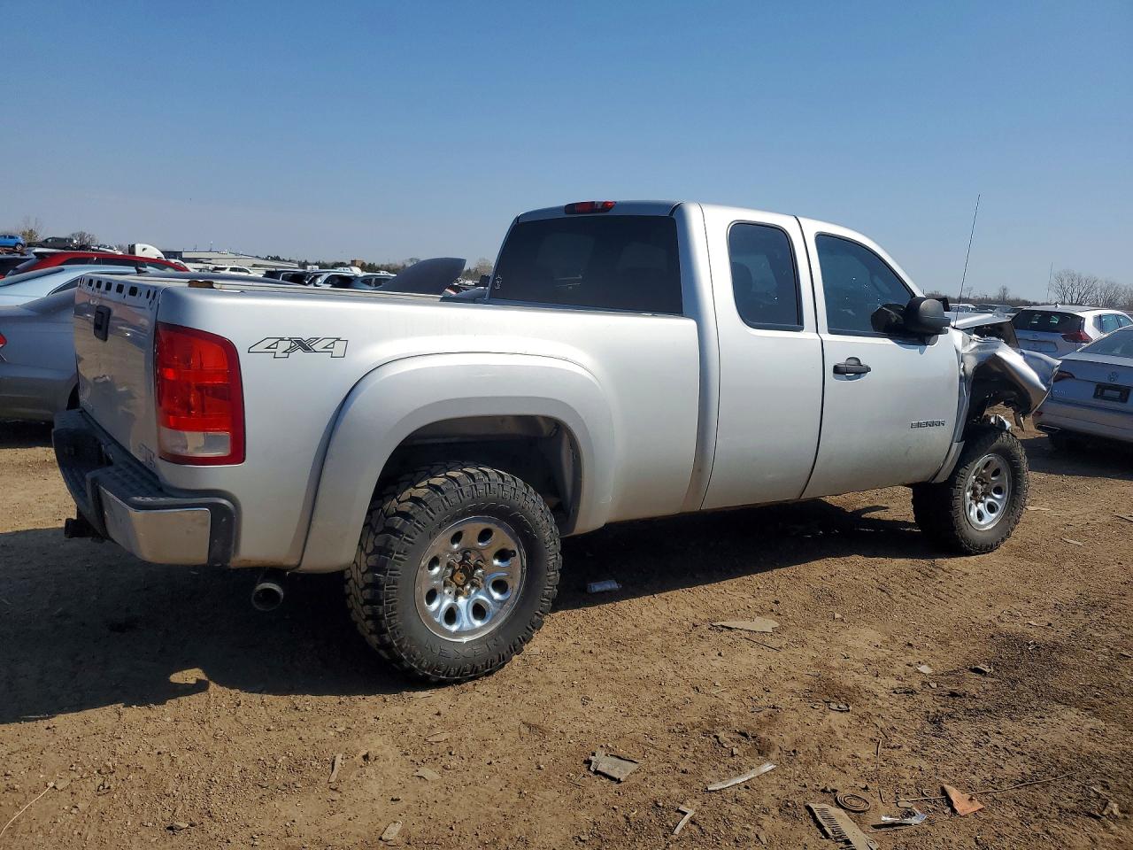 2011 Gmc Sierra K1500 Sl Silver vin: 1GTR2UEA0BZ254168