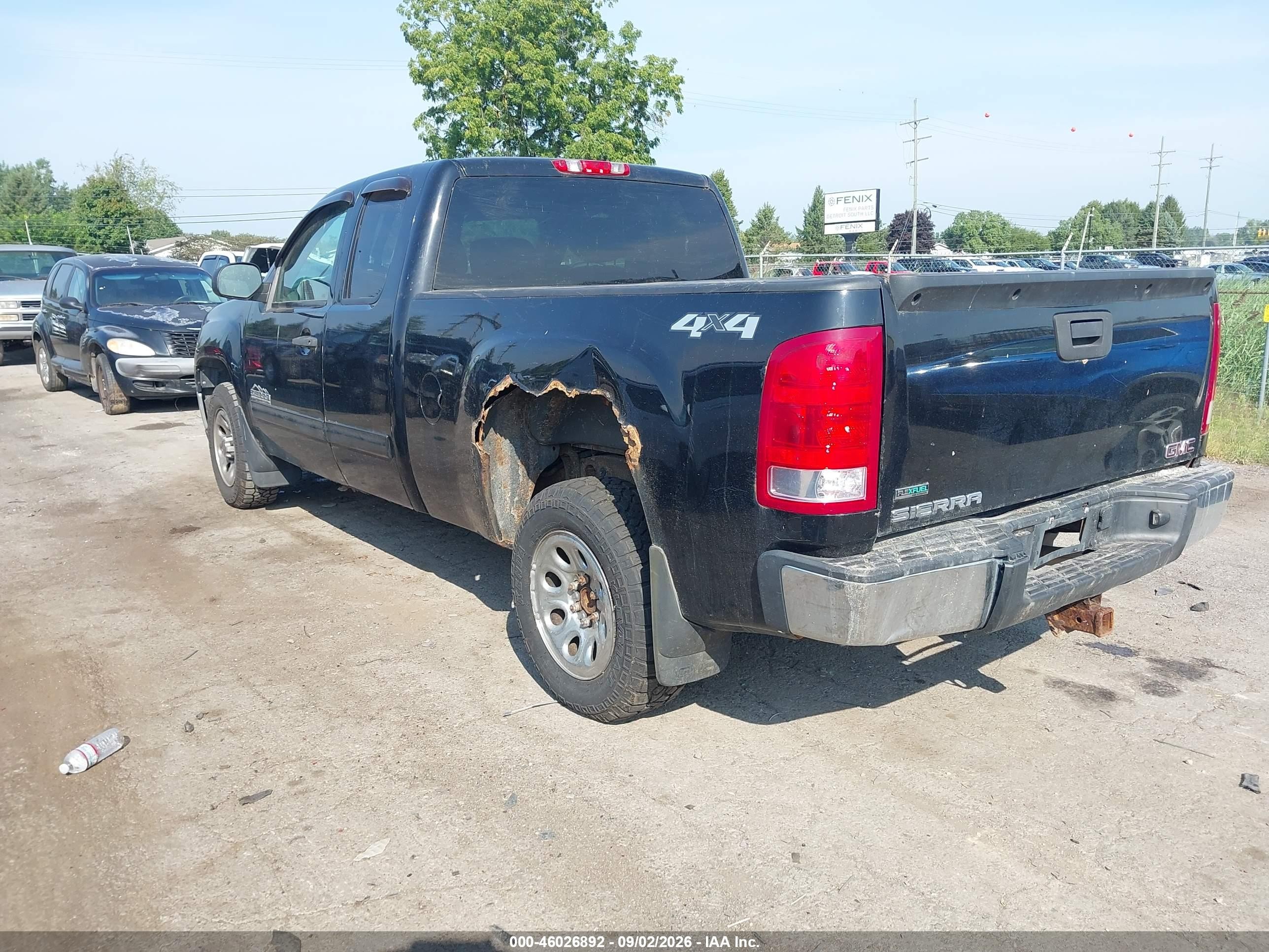 2011 Gmc Sierra 1500 Sl Black vin: 1GTR2UEA0BZ426523