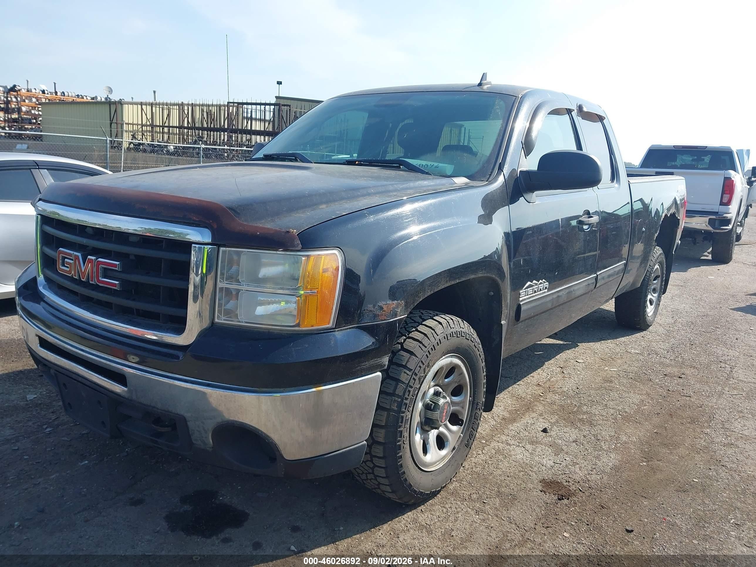 2011 Gmc Sierra 1500 Sl Black vin: 1GTR2UEA0BZ426523