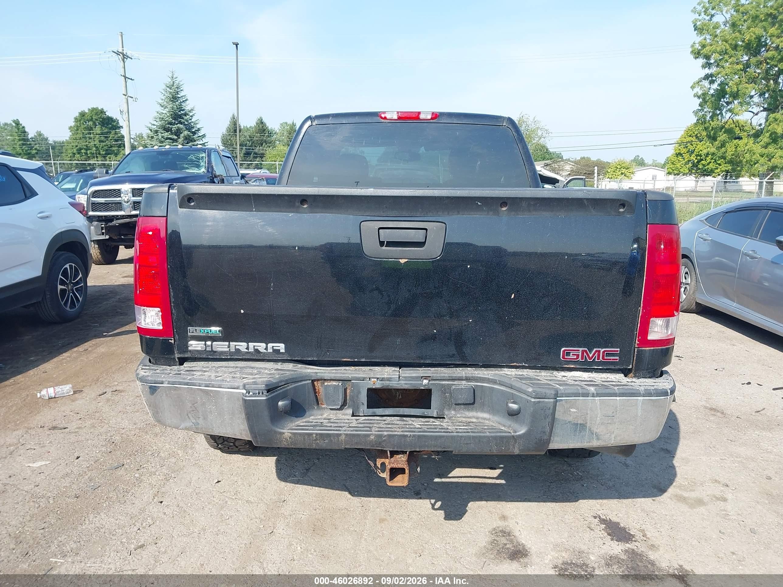 2011 Gmc Sierra 1500 Sl Black vin: 1GTR2UEA0BZ426523