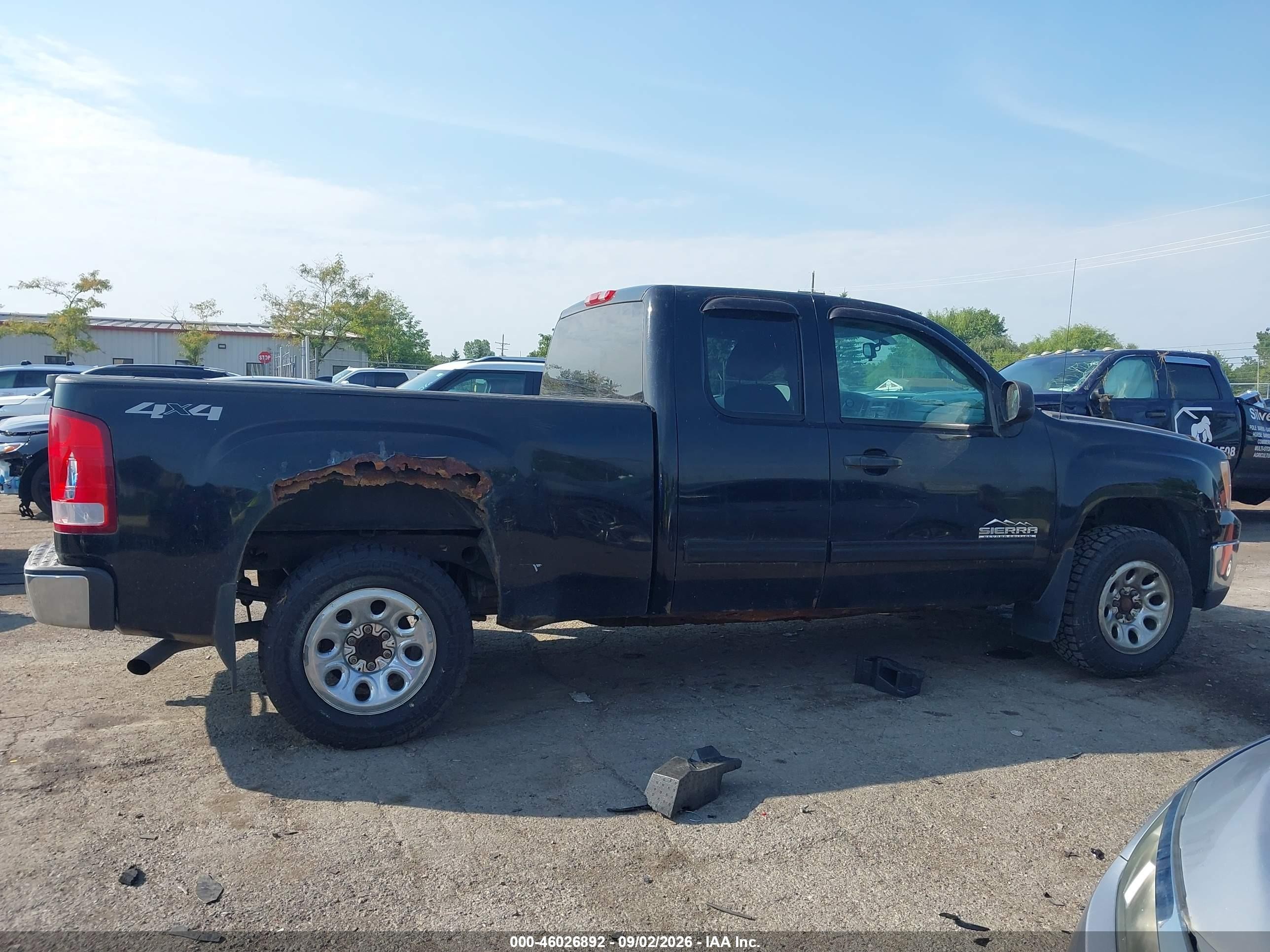2011 Gmc Sierra 1500 Sl Black vin: 1GTR2UEA0BZ426523