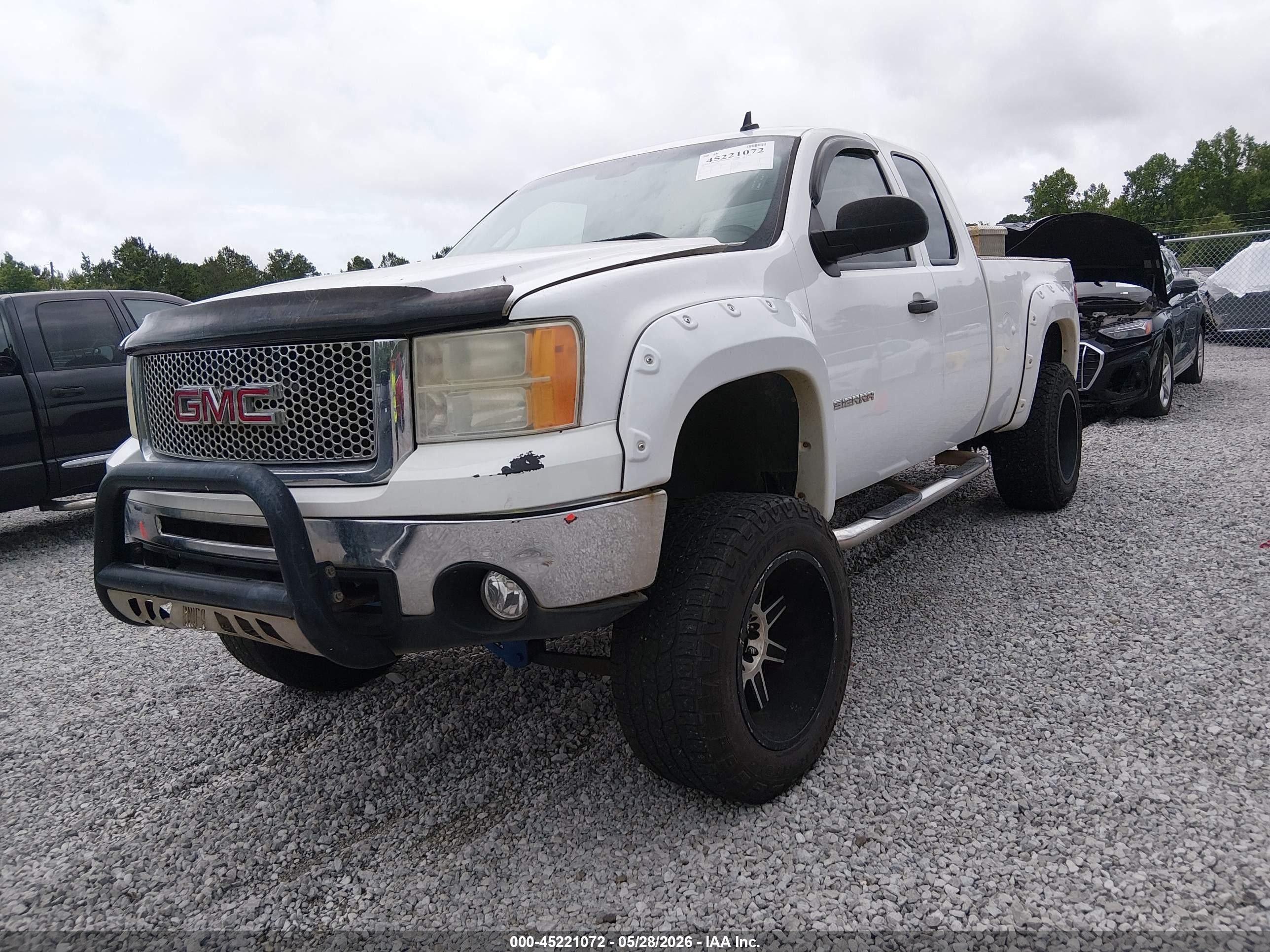 2011 Gmc Sierra 1500 Sl White vin: 1GTR2UEA1BZ117207