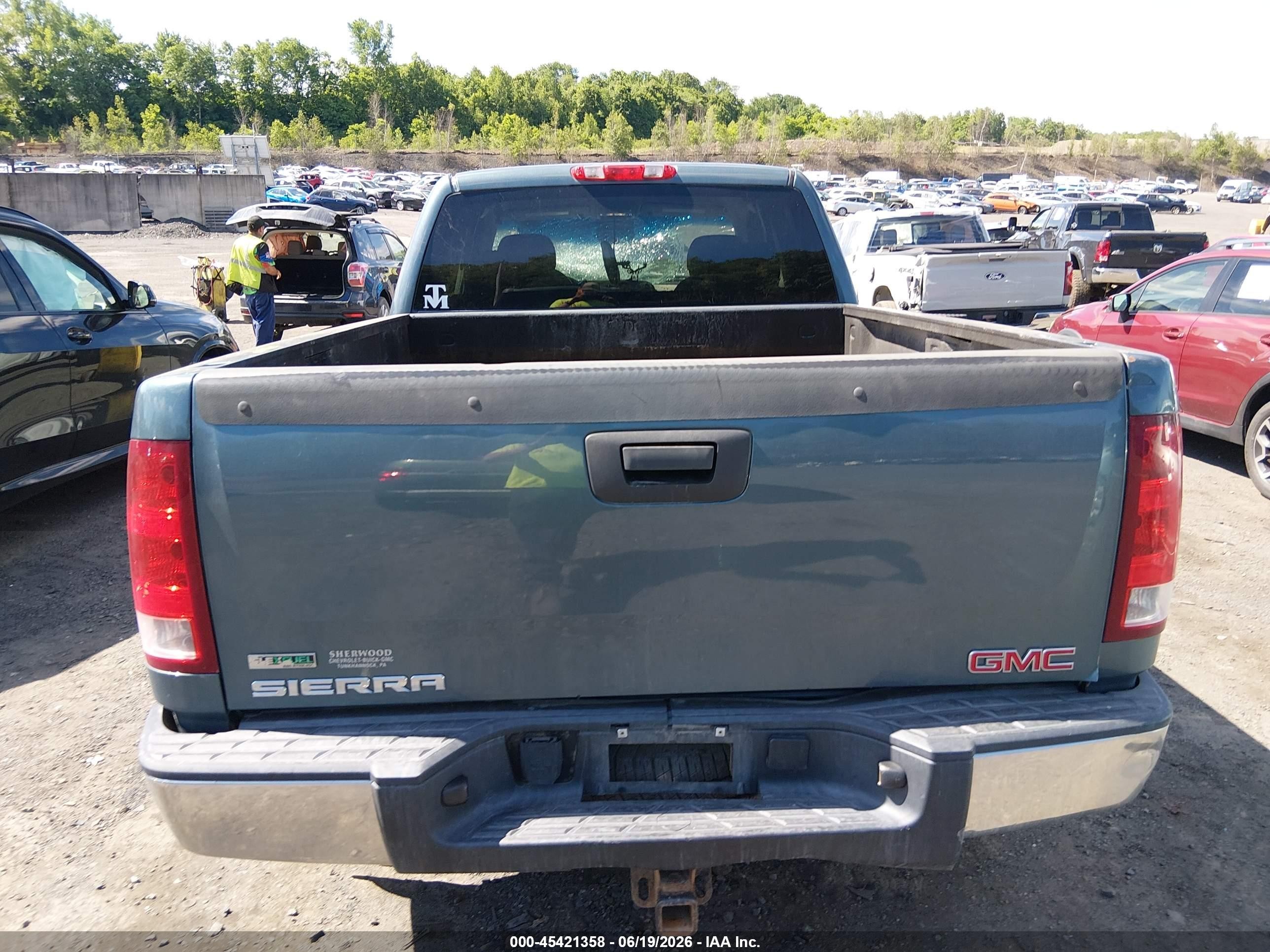 2011 Gmc Sierra 1500 Sl Blue vin: 1GTR2UEA2BZ280819