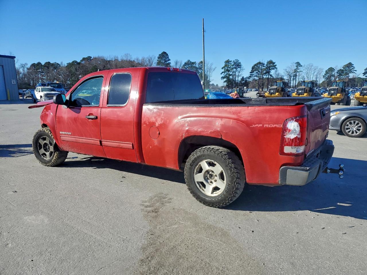 2012 Gmc Sierra K1500 Sl Red vin: 1GTR2UEA2CZ116889