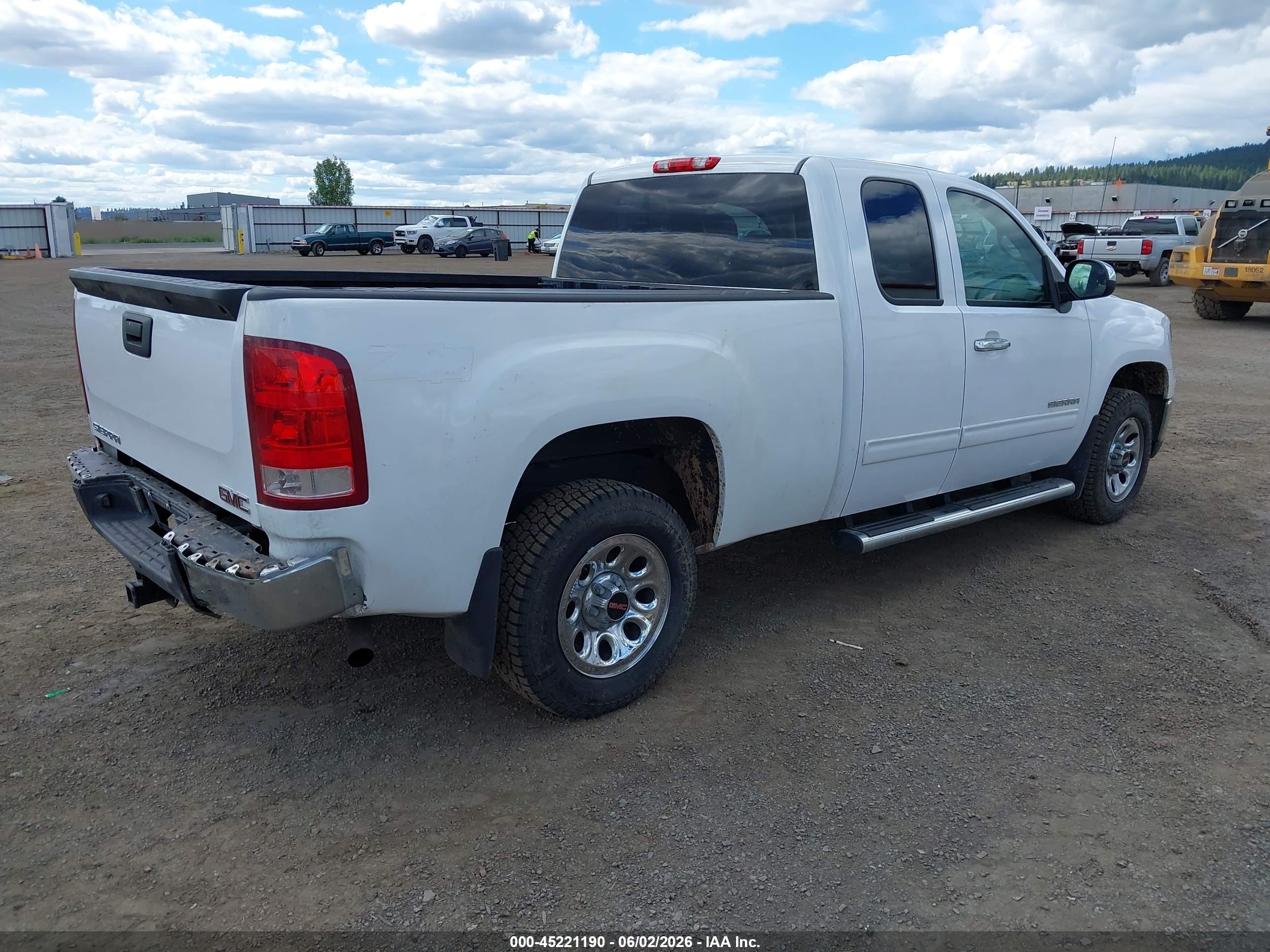 2013 Gmc Sierra 1500 Sl White vin: 1GTR2UEA2DZ404283