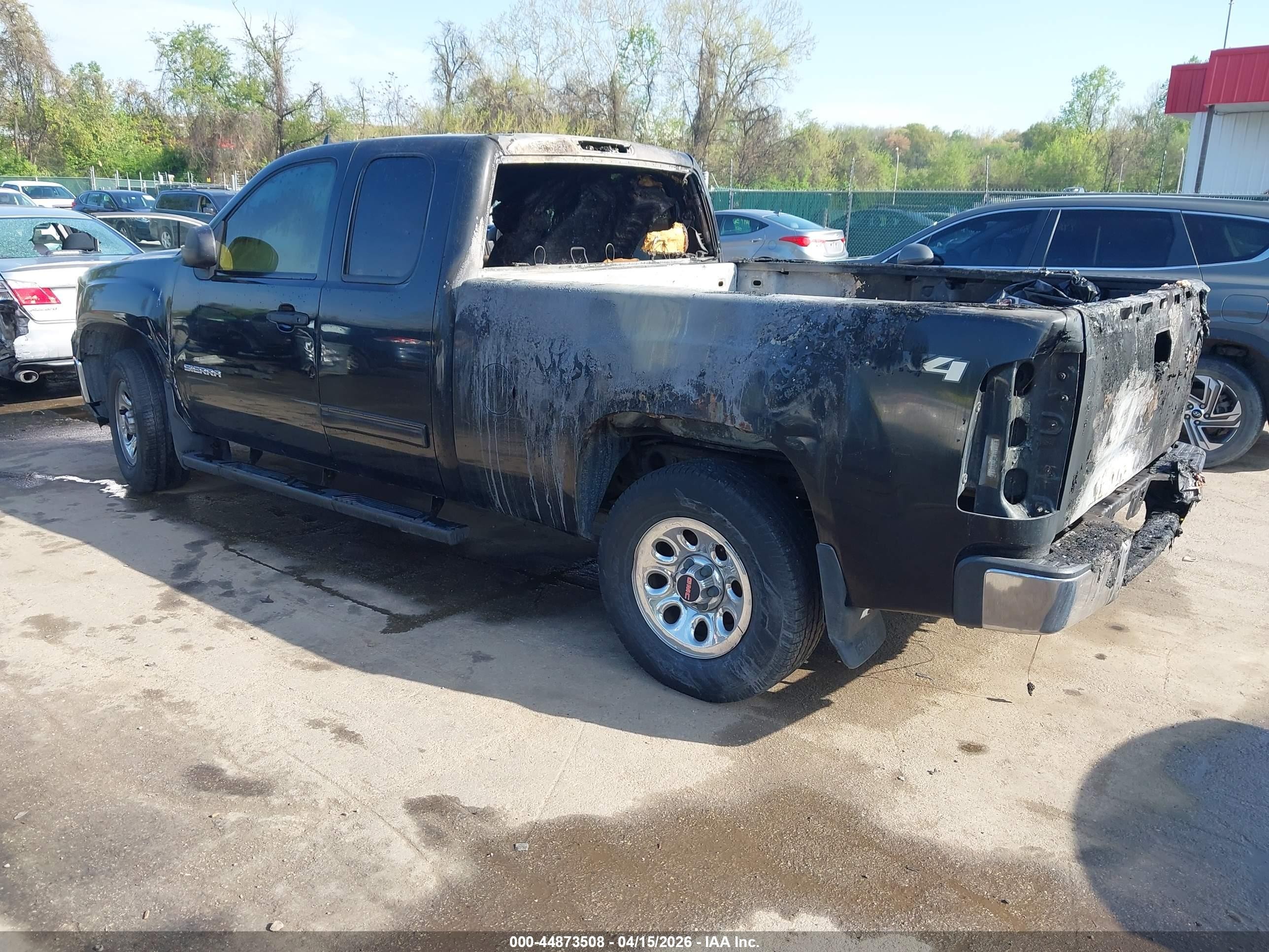 2011 Gmc Sierra 1500 Sl Black vin: 1GTR2UEA3BZ277282