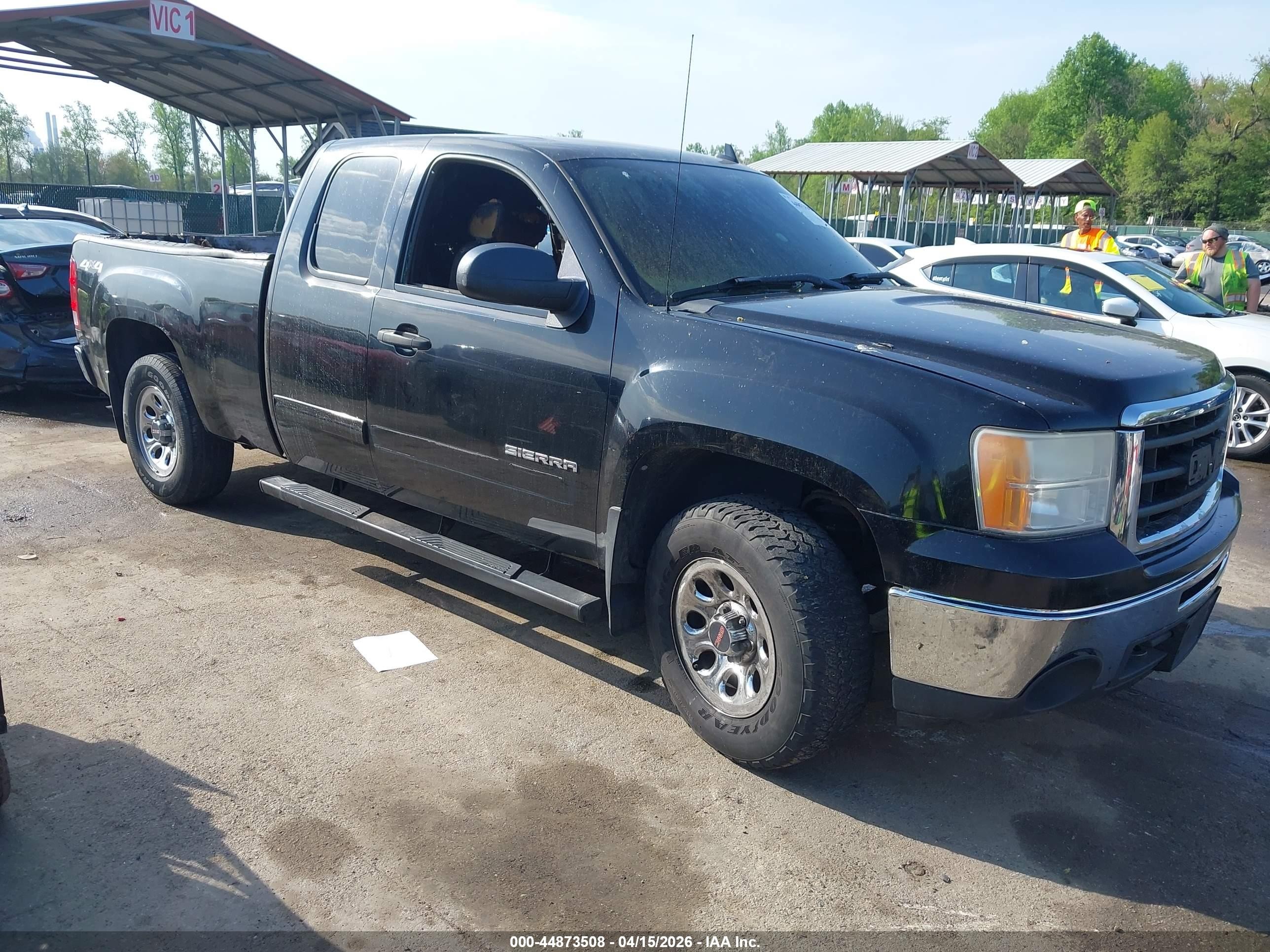 2011 Gmc Sierra 1500 Sl Black vin: 1GTR2UEA3BZ277282