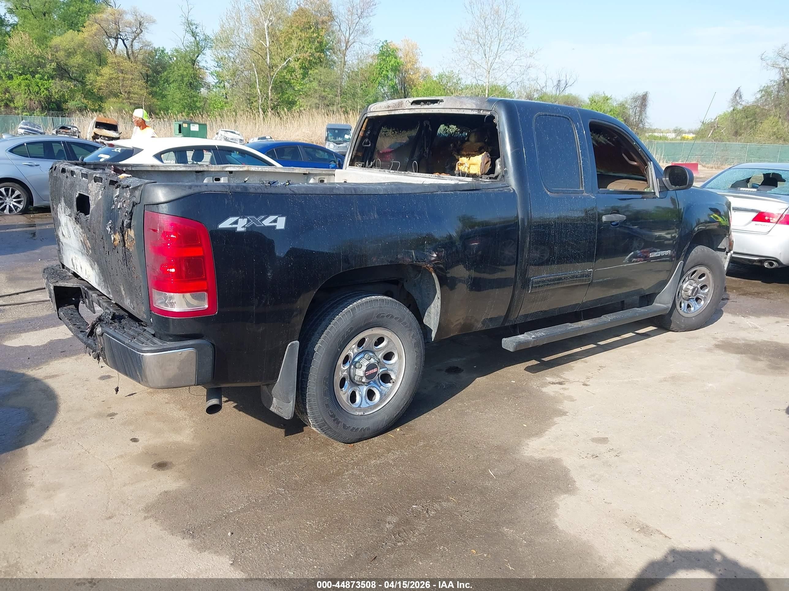 2011 Gmc Sierra 1500 Sl Black vin: 1GTR2UEA3BZ277282