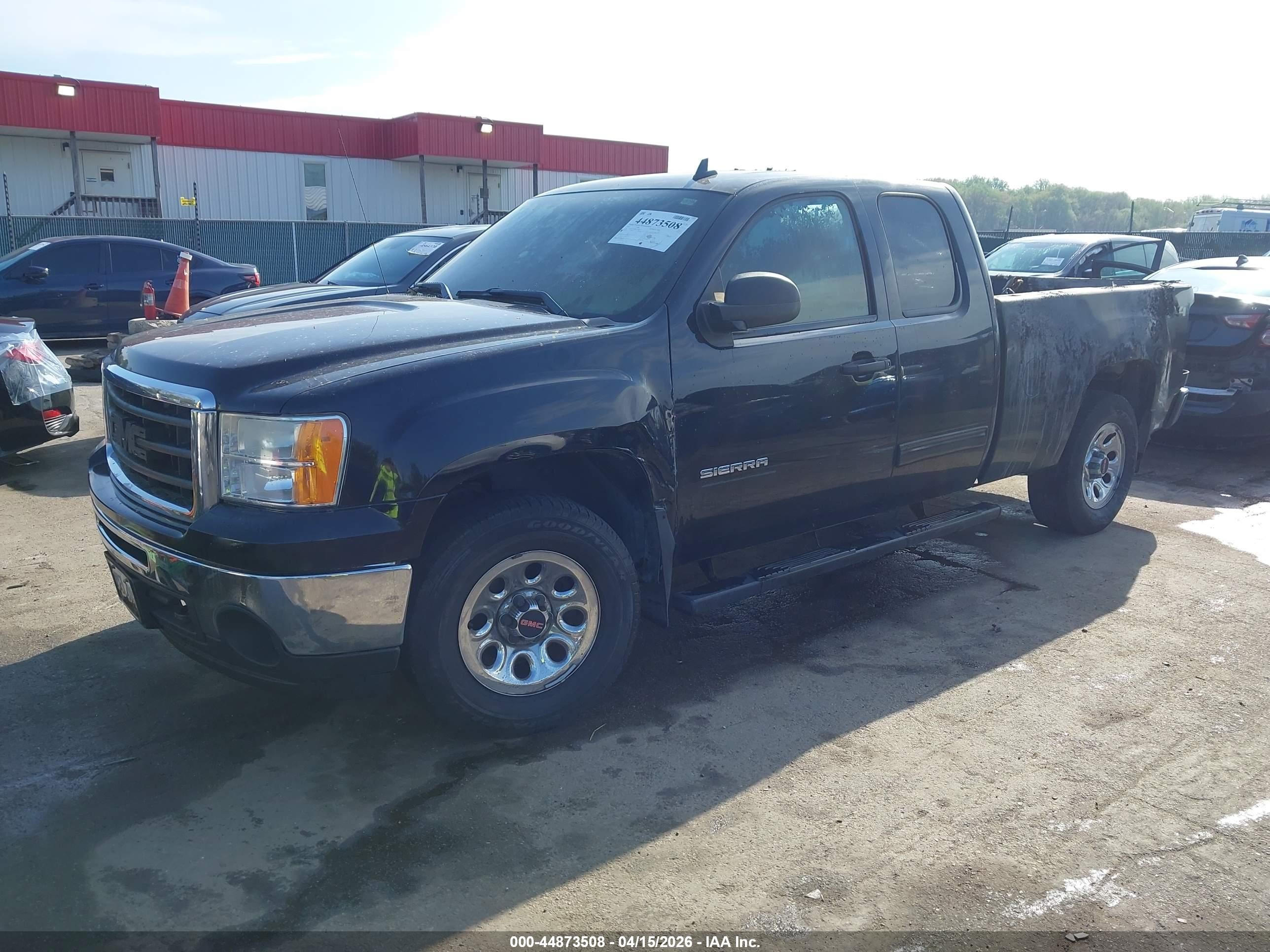 2011 Gmc Sierra 1500 Sl Black vin: 1GTR2UEA3BZ277282