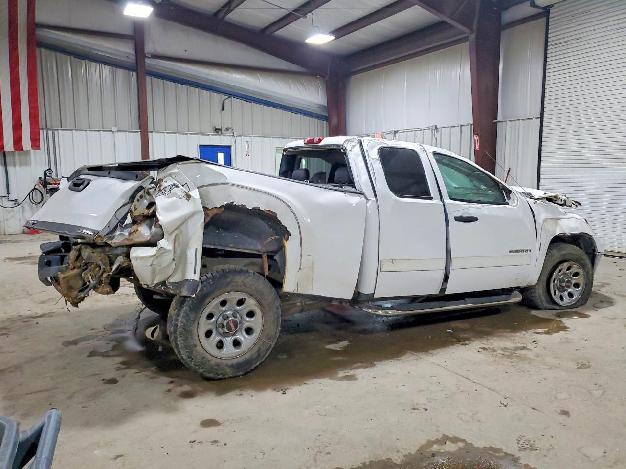 2011 Gmc Sierra K1500 Sl White vin: 1GTR2UEA4BZ127598