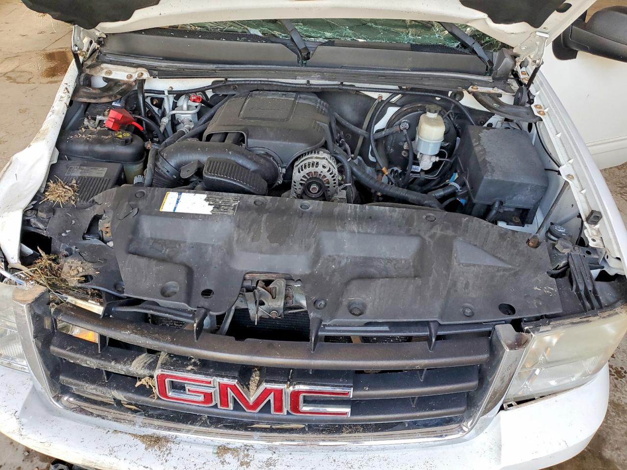 2011 Gmc Sierra K1500 Sl White vin: 1GTR2UEA4BZ127598