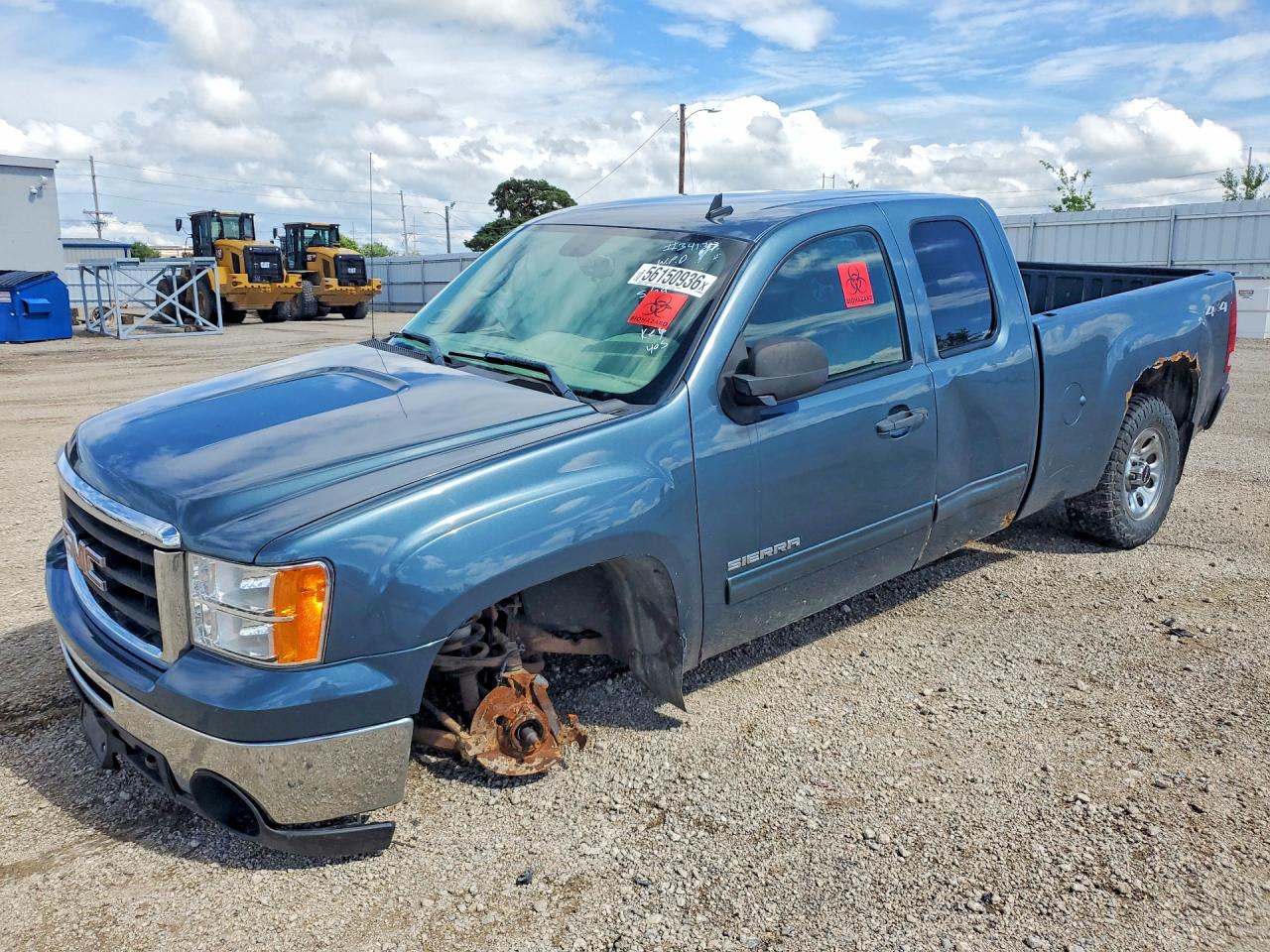 2011 Gmc Sierra K1500 Sl Blue vin: 1GTR2UEA4BZ183508
