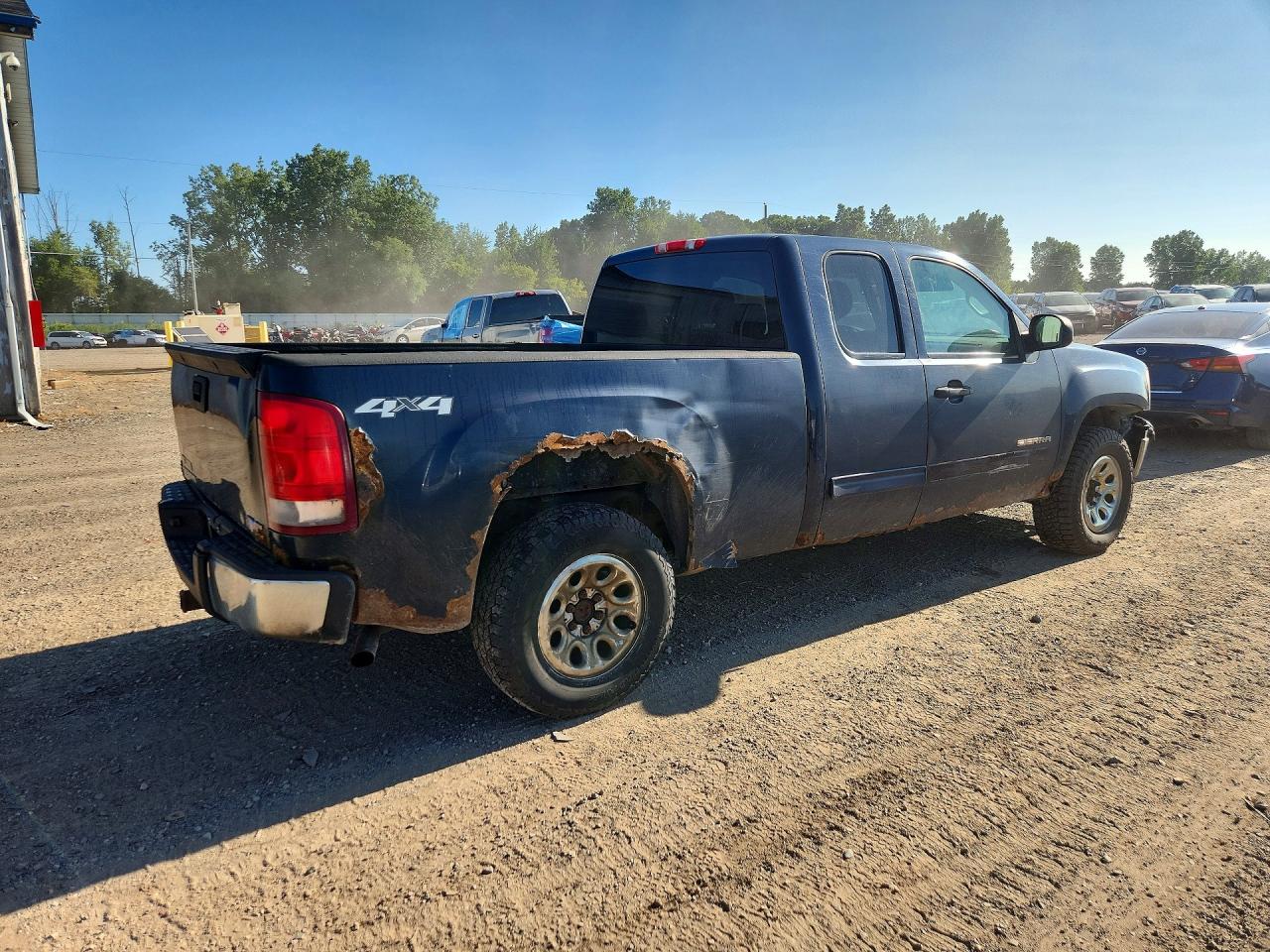 2011 Gmc Sierra K1500 Sl Blue vin: 1GTR2UEA4BZ239172
