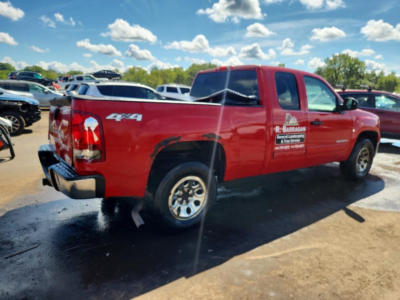2012 Gmc Sierra K1500 Sl Red vin: 1GTR2UEA6CZ107533