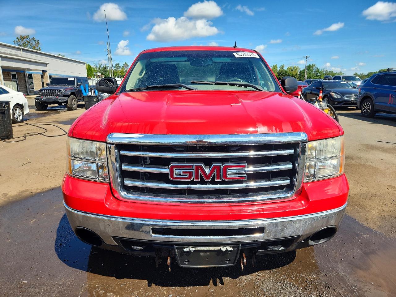 2012 Gmc Sierra K1500 Sl Red vin: 1GTR2UEA6CZ107533