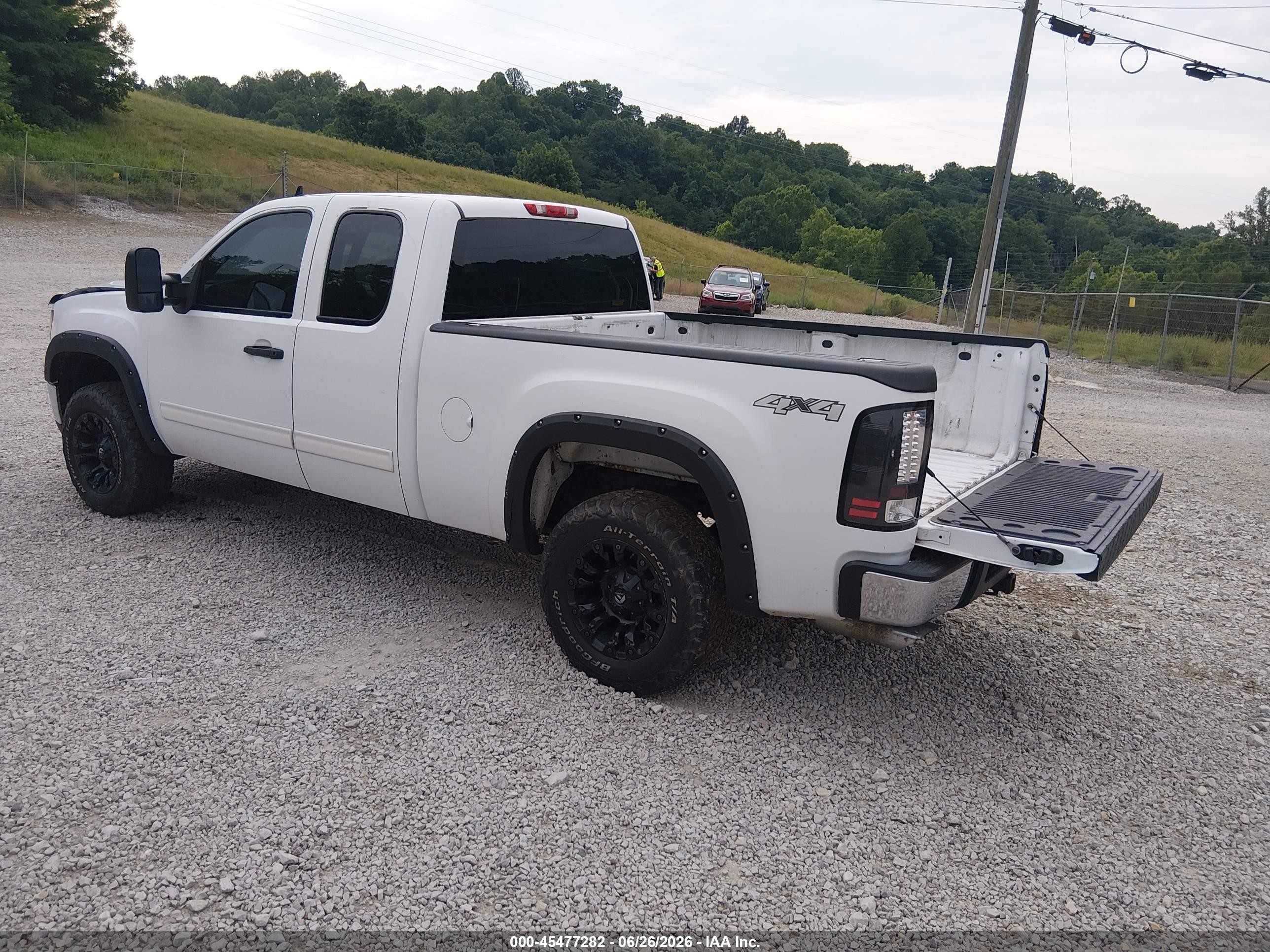 2013 Gmc Sierra 1500 Sl White vin: 1GTR2UEA6DZ110479