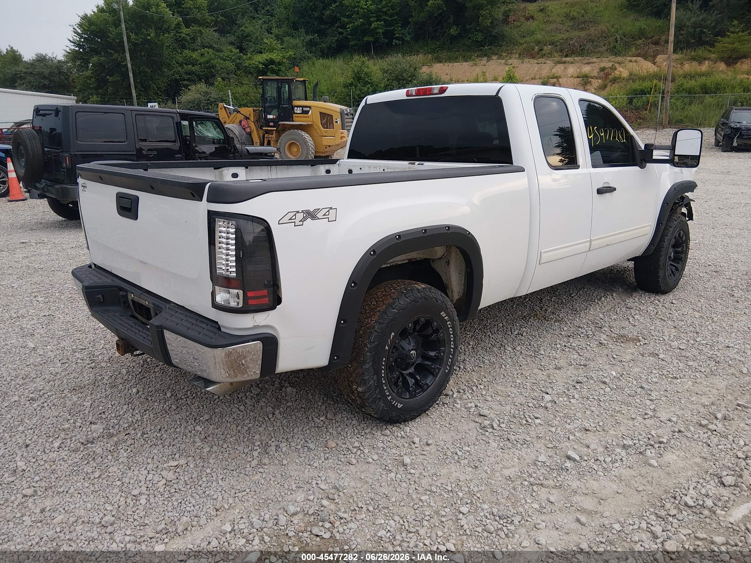 2013 Gmc Sierra 1500 Sl White vin: 1GTR2UEA6DZ110479
