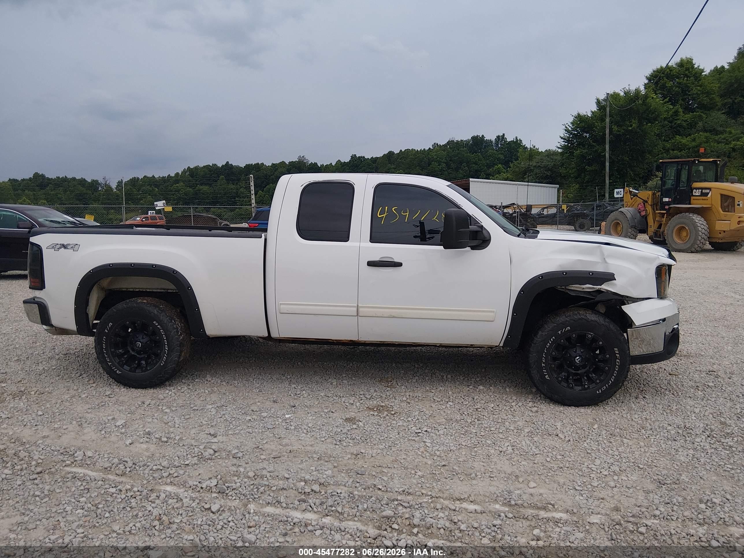 2013 Gmc Sierra 1500 Sl White vin: 1GTR2UEA6DZ110479