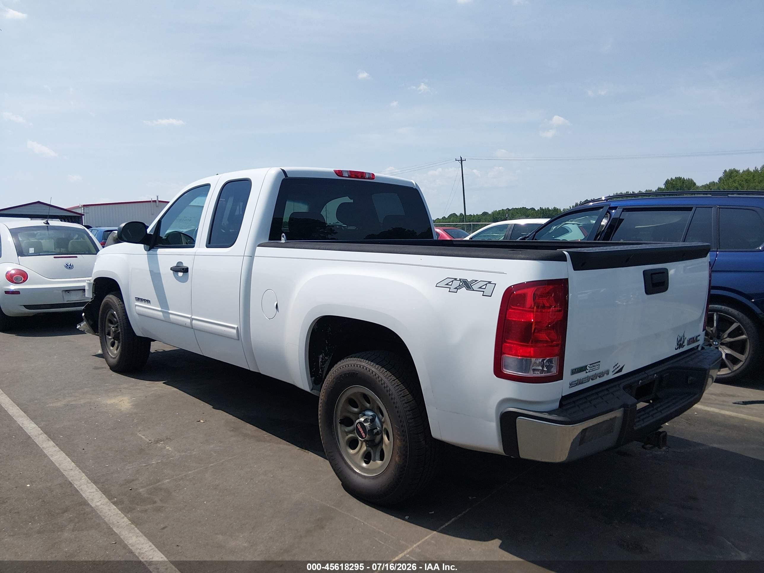 2011 Gmc Sierra 1500 Sl White vin: 1GTR2UEA7BZ393875