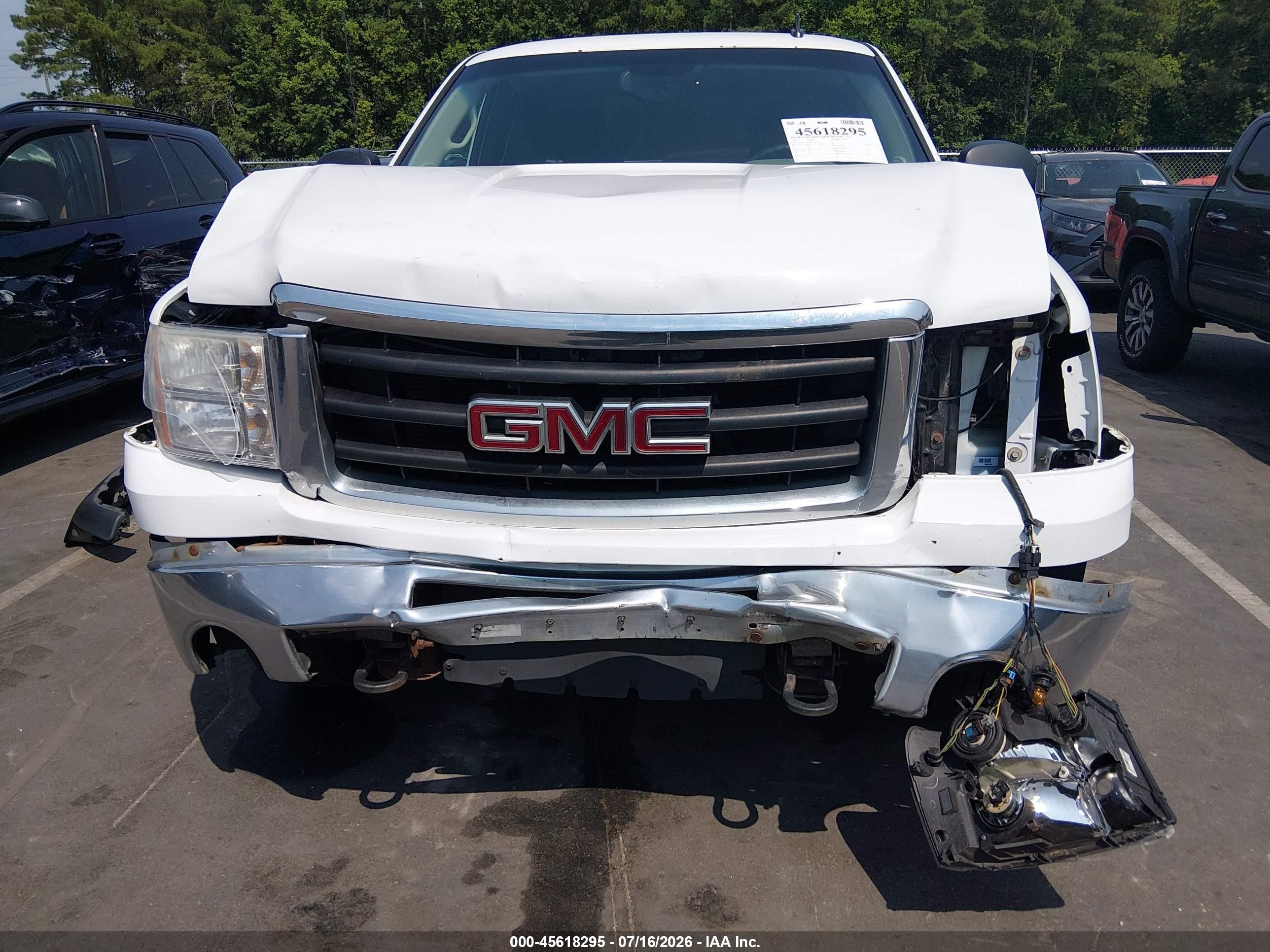 2011 Gmc Sierra 1500 Sl White vin: 1GTR2UEA7BZ393875