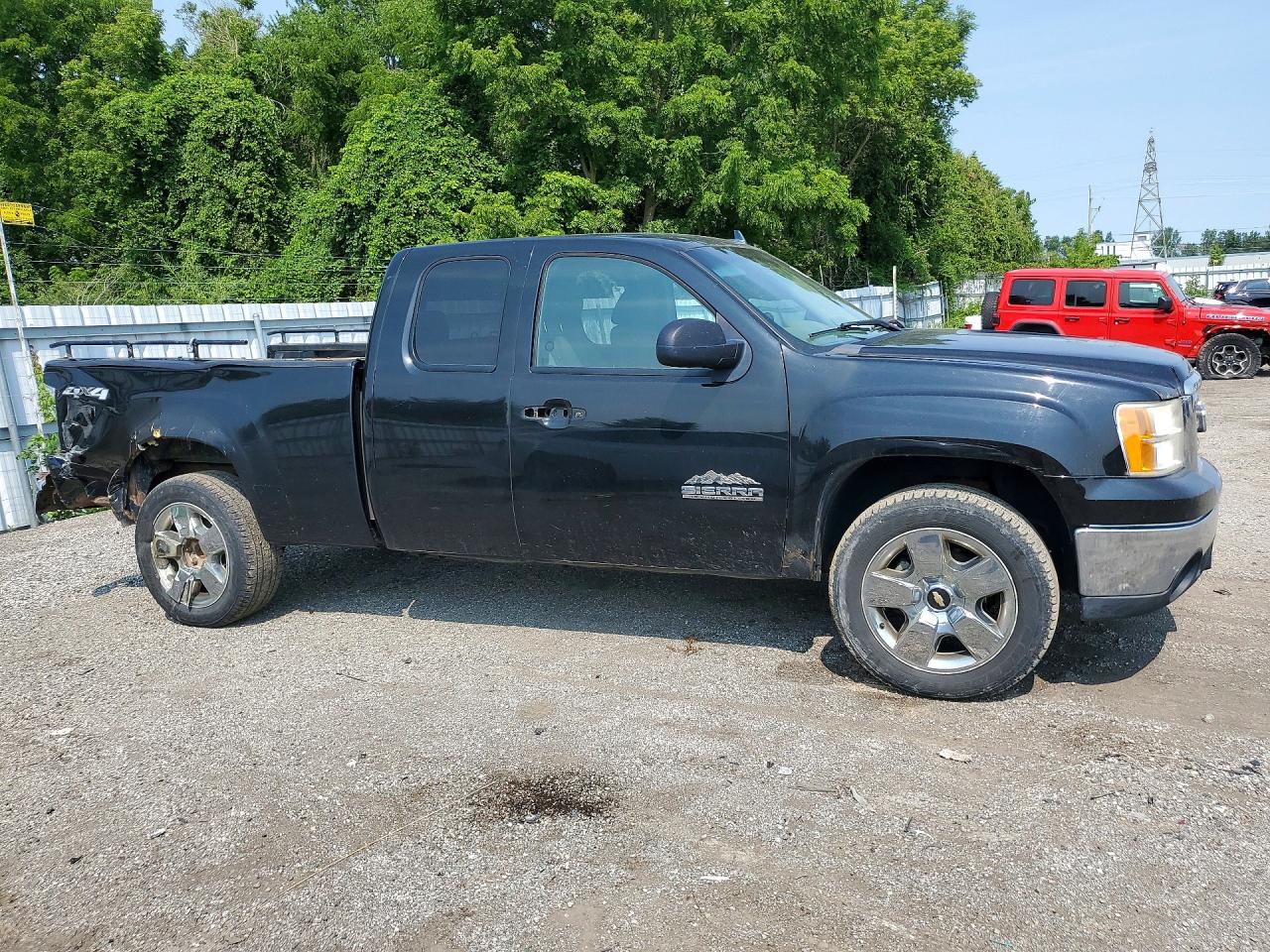 2013 Gmc Sierra K1500 Sl Black vin: 1GTR2UEA8DZ134282