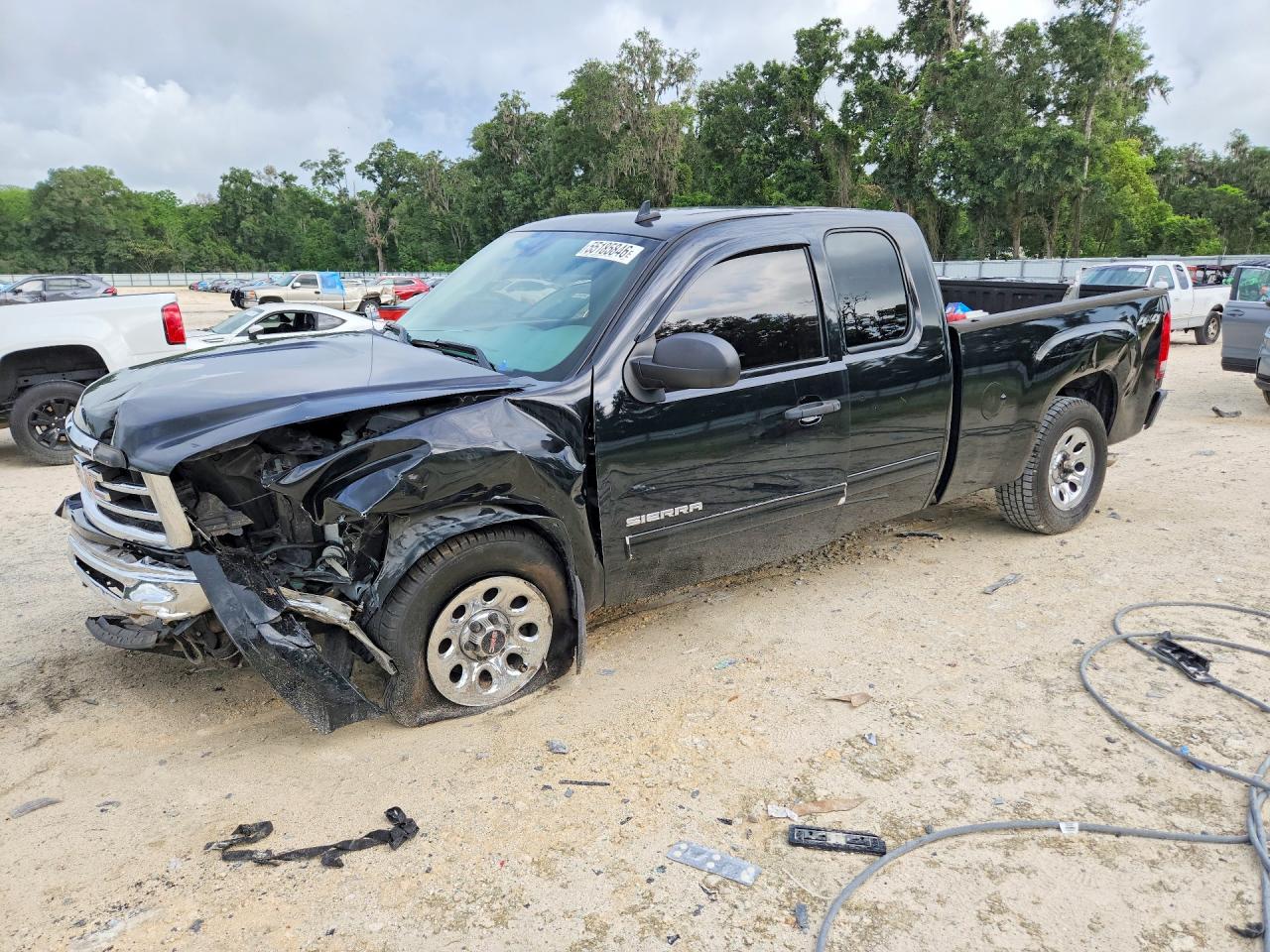 2012 Gmc Sierra K1500 Sl Black vin: 1GTR2UEAXCZ122195