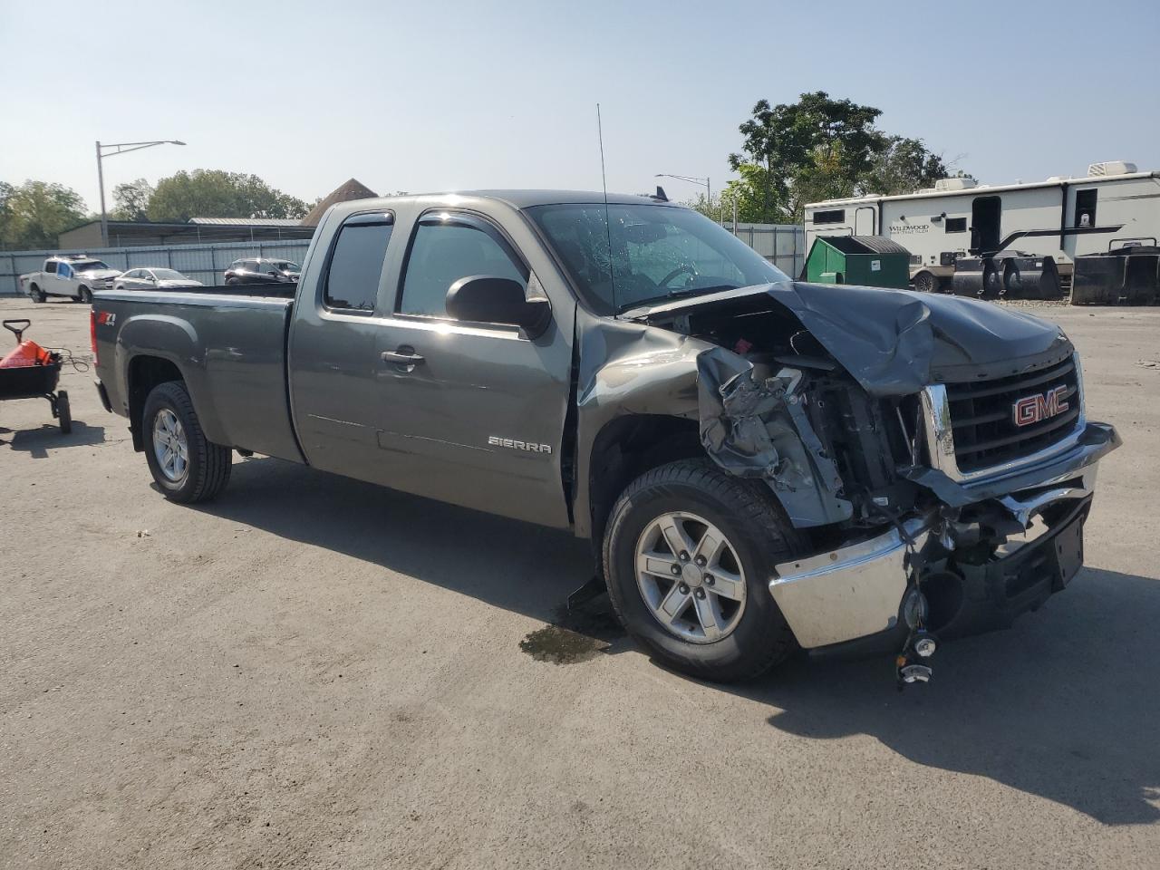 2011 Gmc Sierra K1500 Sle Gray vin: 1GTR2VE08BZ337005