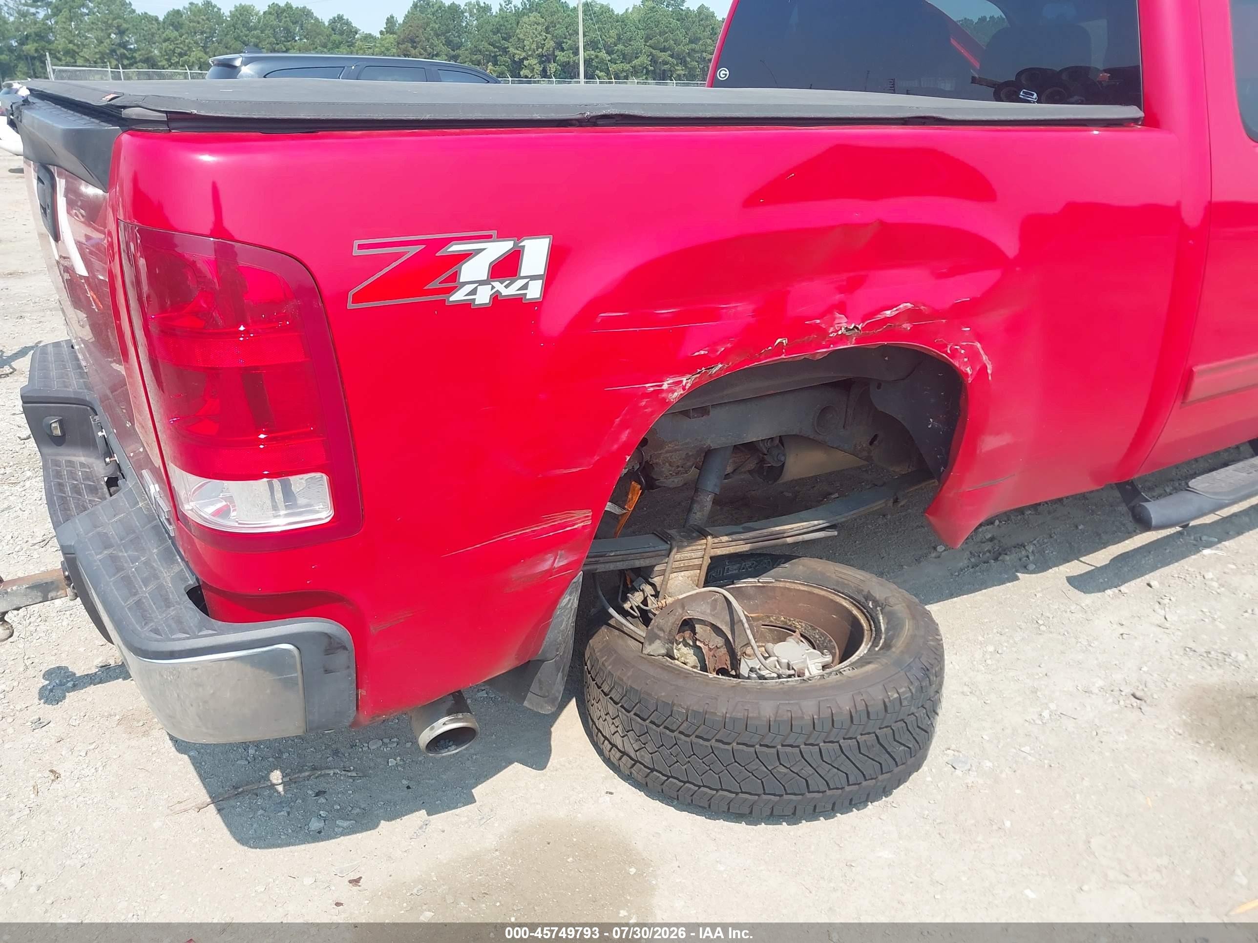 2011 Gmc Sierra 1500 Sle Red vin: 1GTR2VE22BZ237791