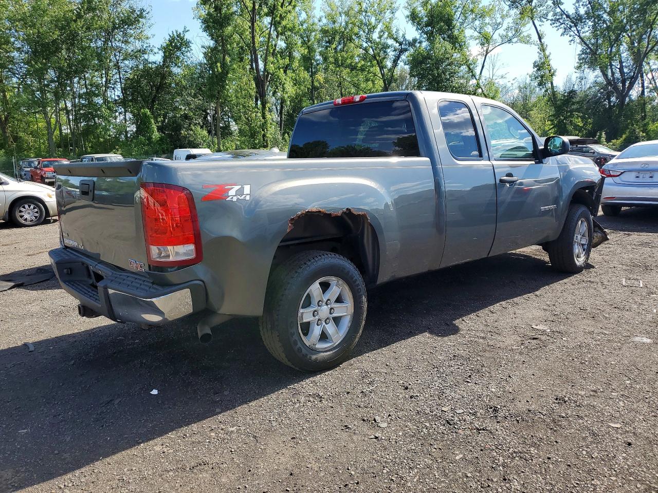 2011 Gmc Sierra K1500 Sle Gray vin: 1GTR2VE30BZ286805