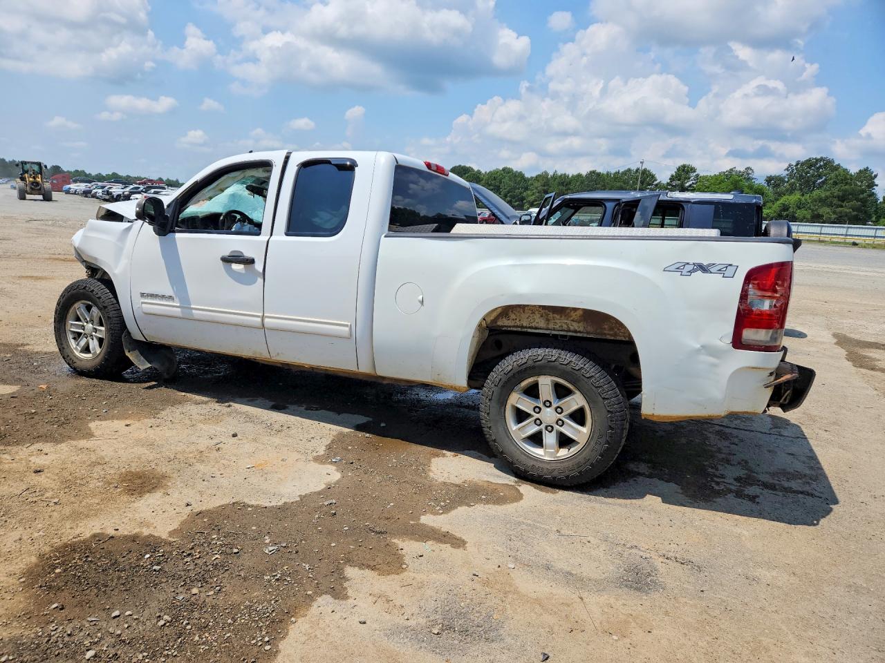 2011 Gmc Sierra K1500 Sle White vin: 1GTR2VE31BZ110295