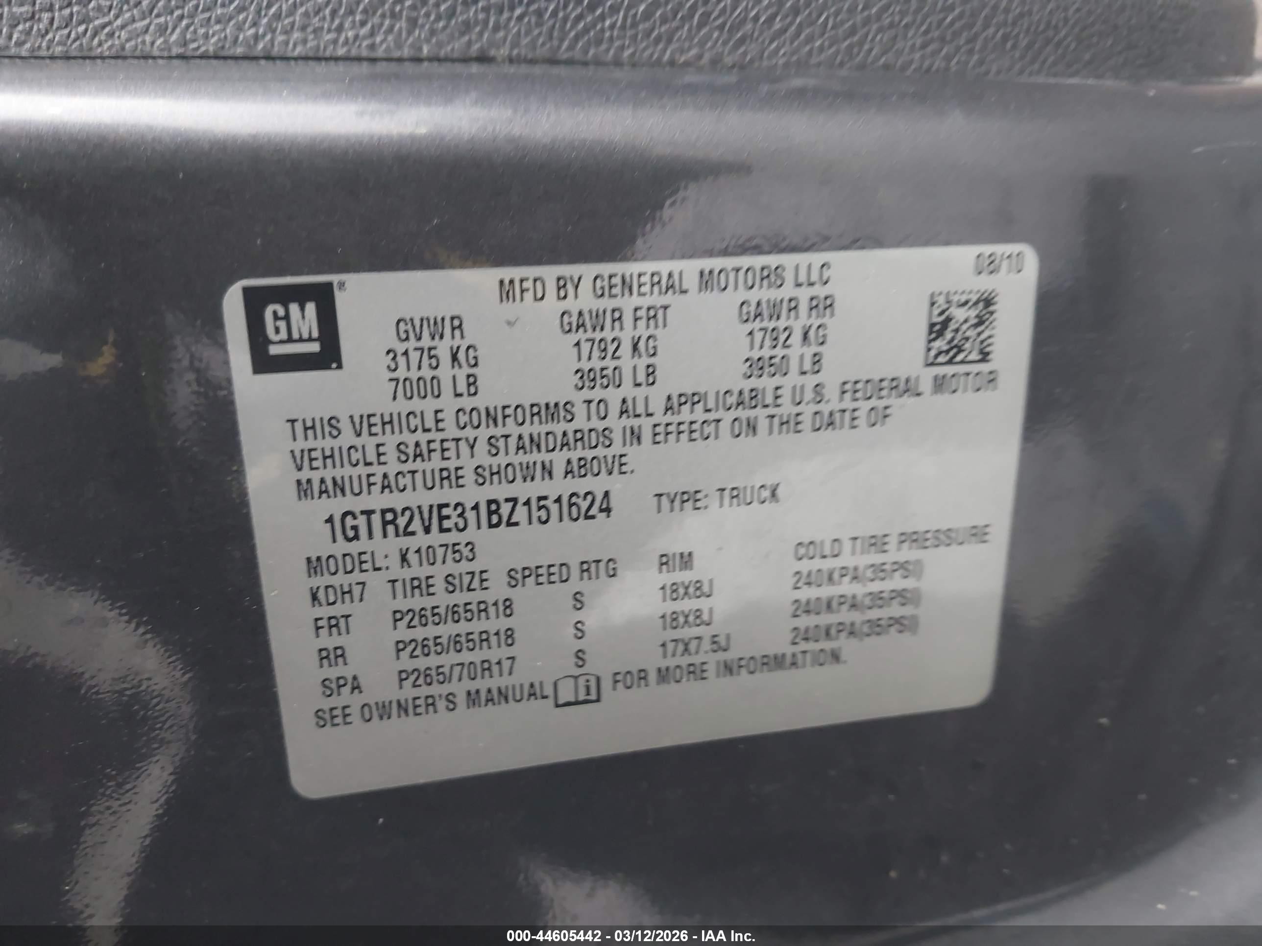 2011 Gmc Sierra 1500 Sle Black vin: 1GTR2VE31BZ151624