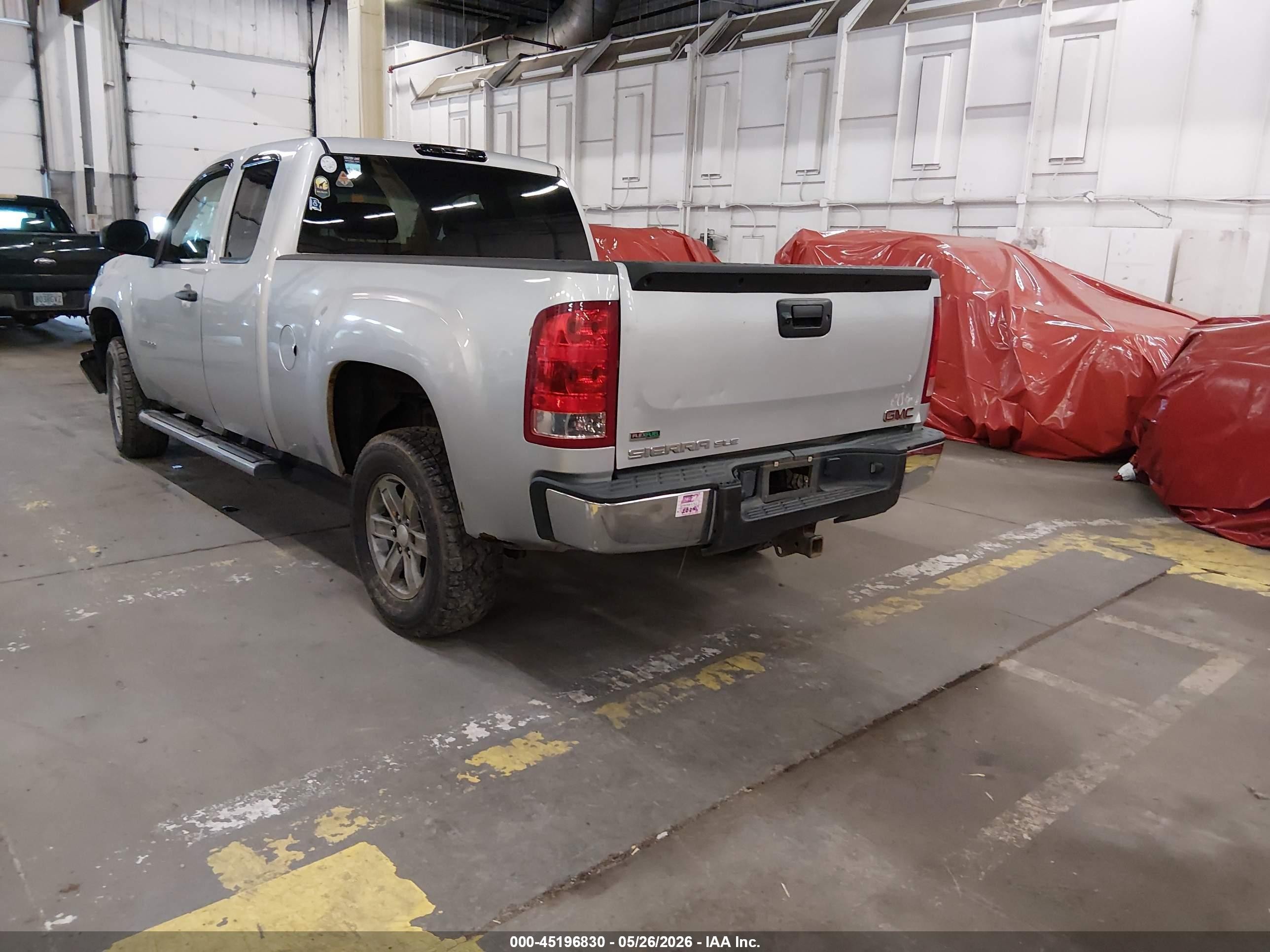 2011 Gmc Sierra 1500 Sle Silver vin: 1GTR2VE31BZ193341