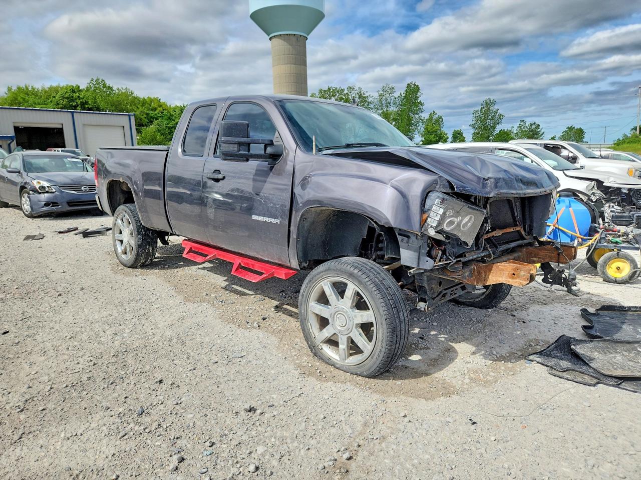 2011 Gmc Sierra K1500 Sle Gray vin: 1GTR2VE31BZ227410