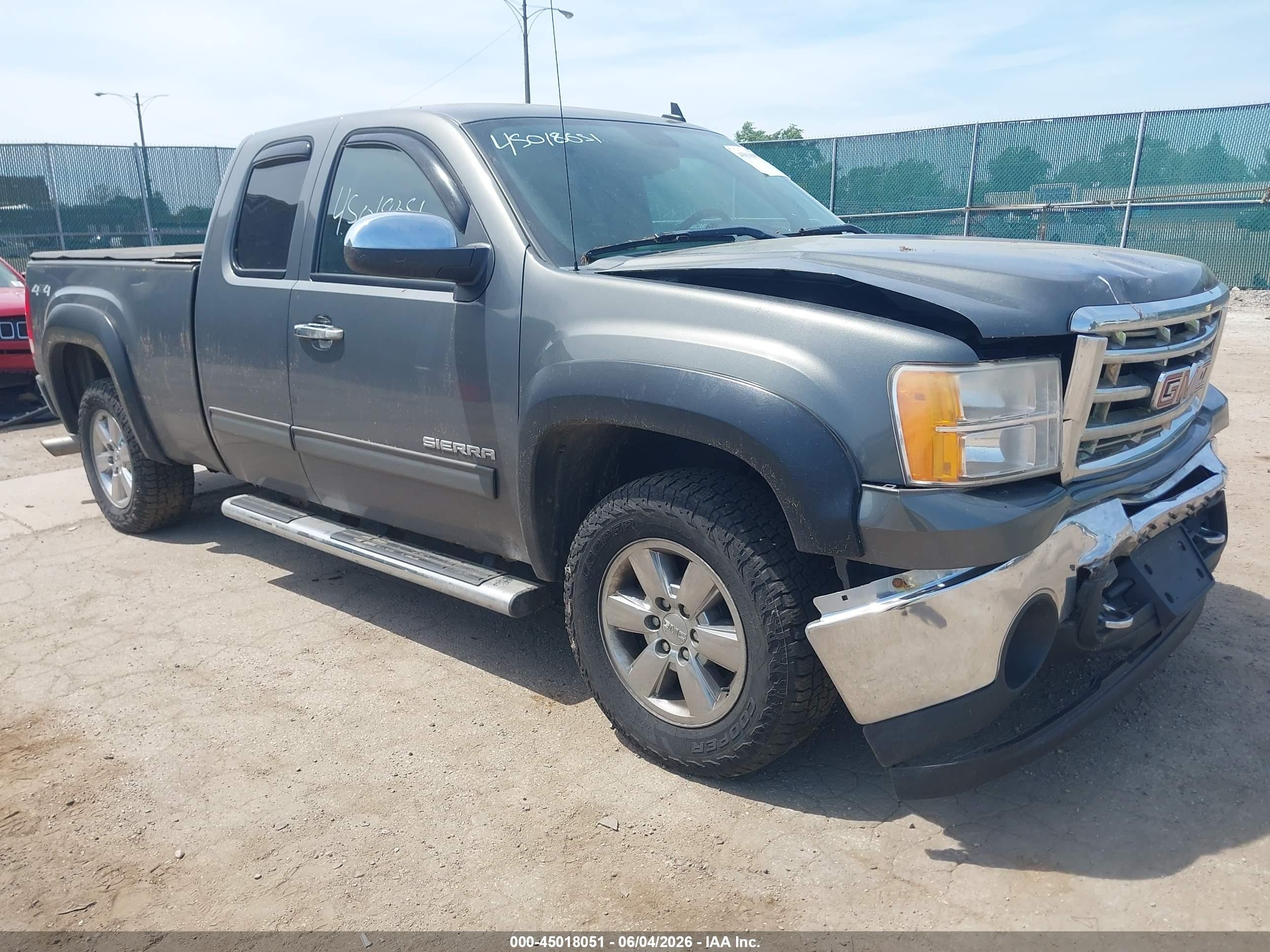 2011 Gmc Sierra 1500 Sle Gray vin: 1GTR2VE31BZ351239