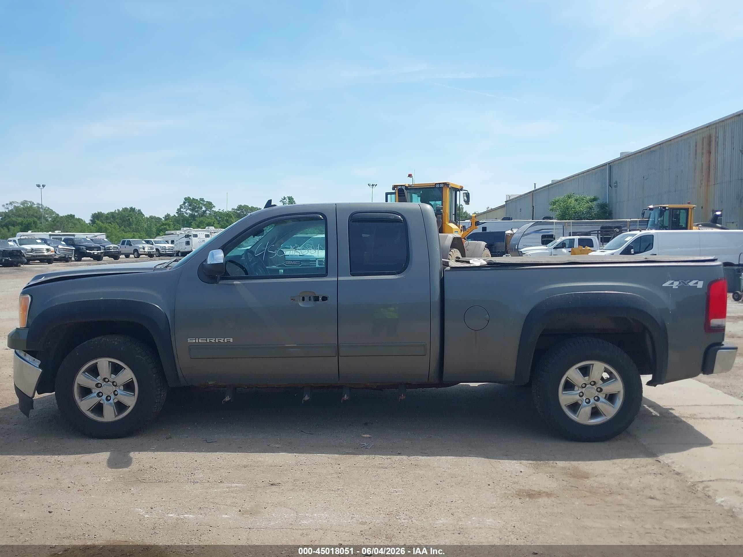 2011 Gmc Sierra 1500 Sle Серый vin: 1GTR2VE31BZ351239