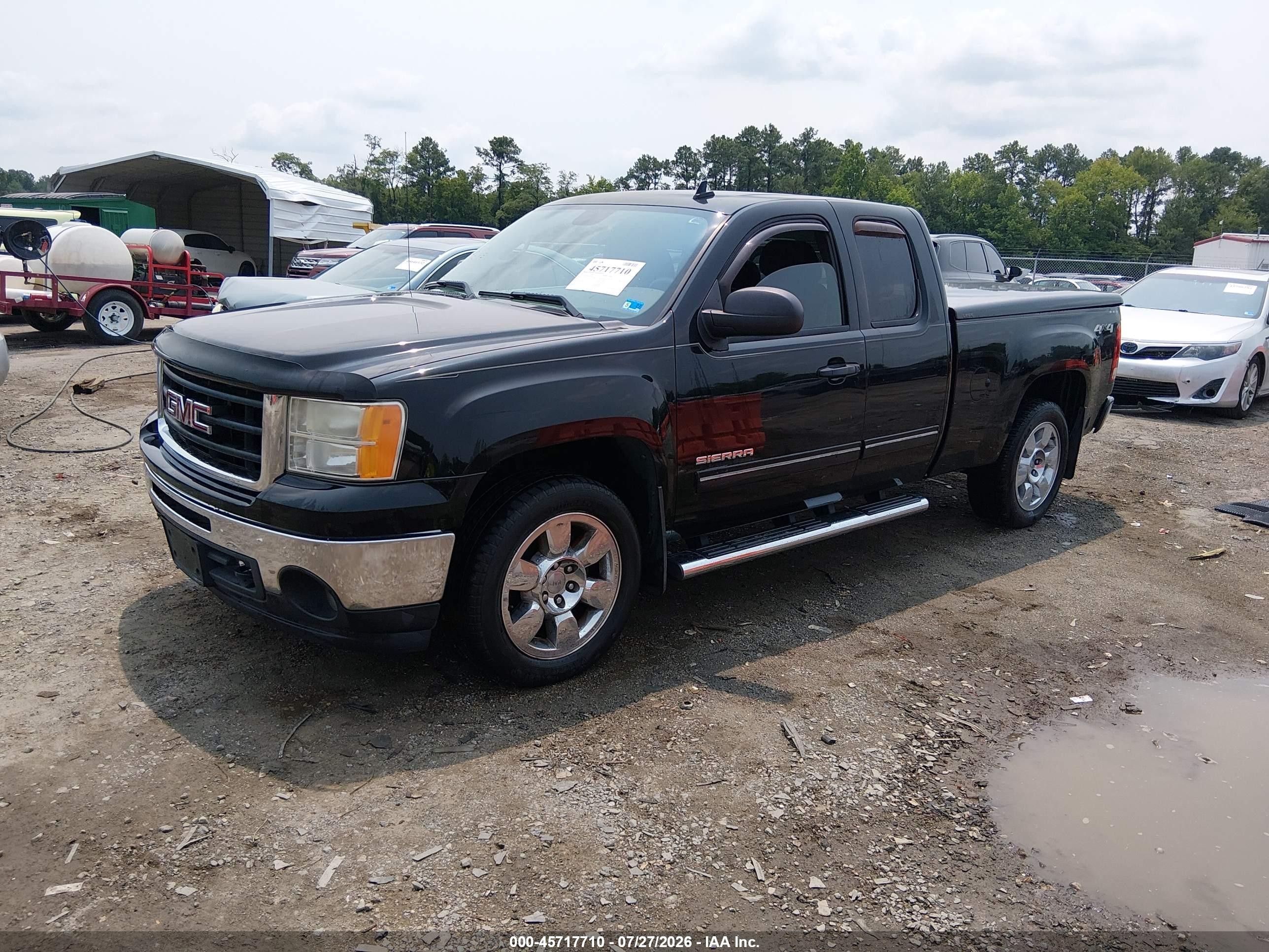 2011 Gmc Sierra 1500 Sle Black vin: 1GTR2VE31BZ387433
