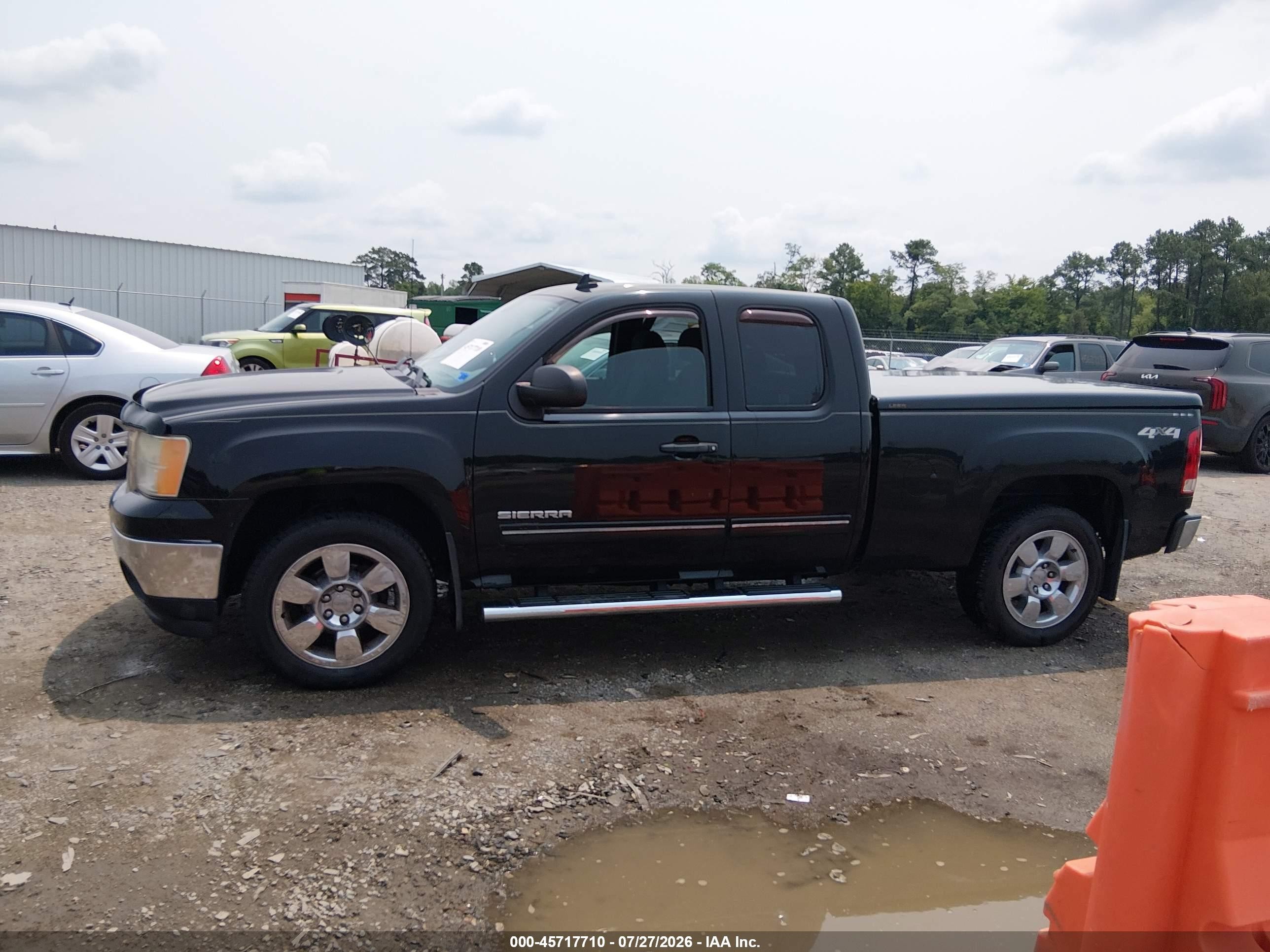 2011 Gmc Sierra 1500 Sle Black vin: 1GTR2VE31BZ387433